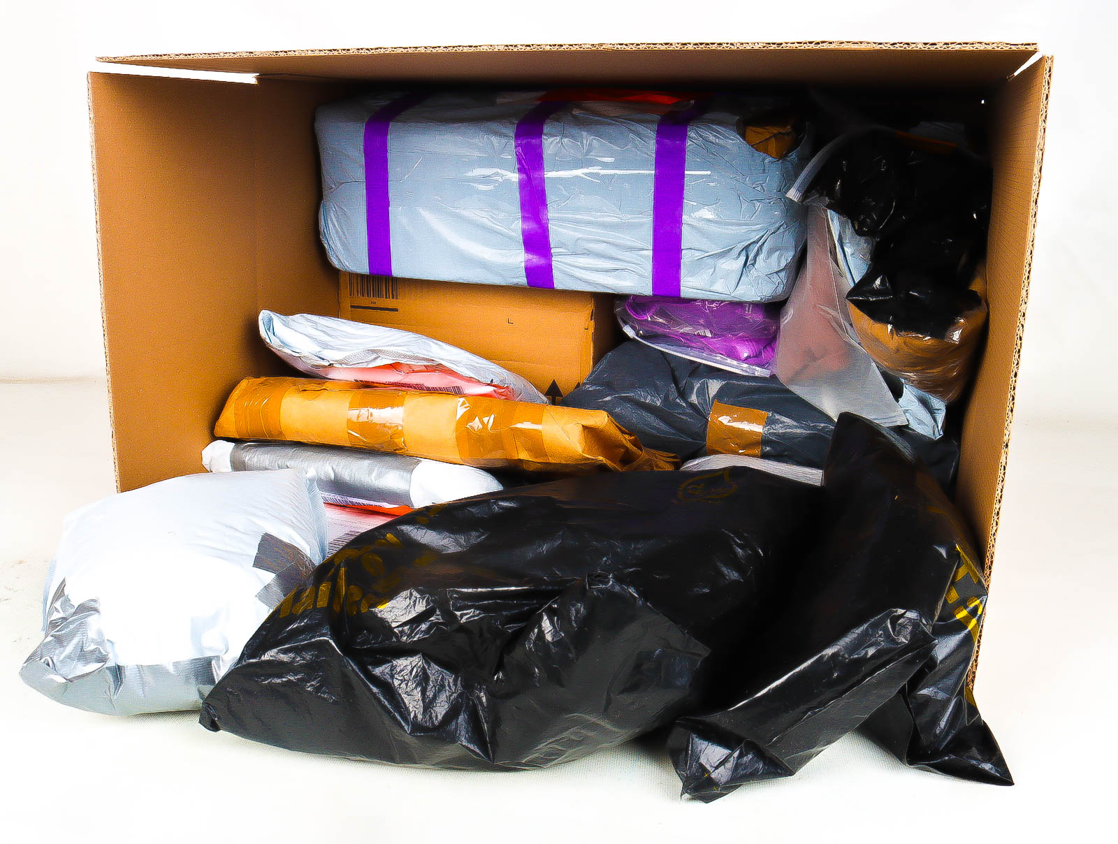 XL Doos met Verloren & Retour Postpakketten