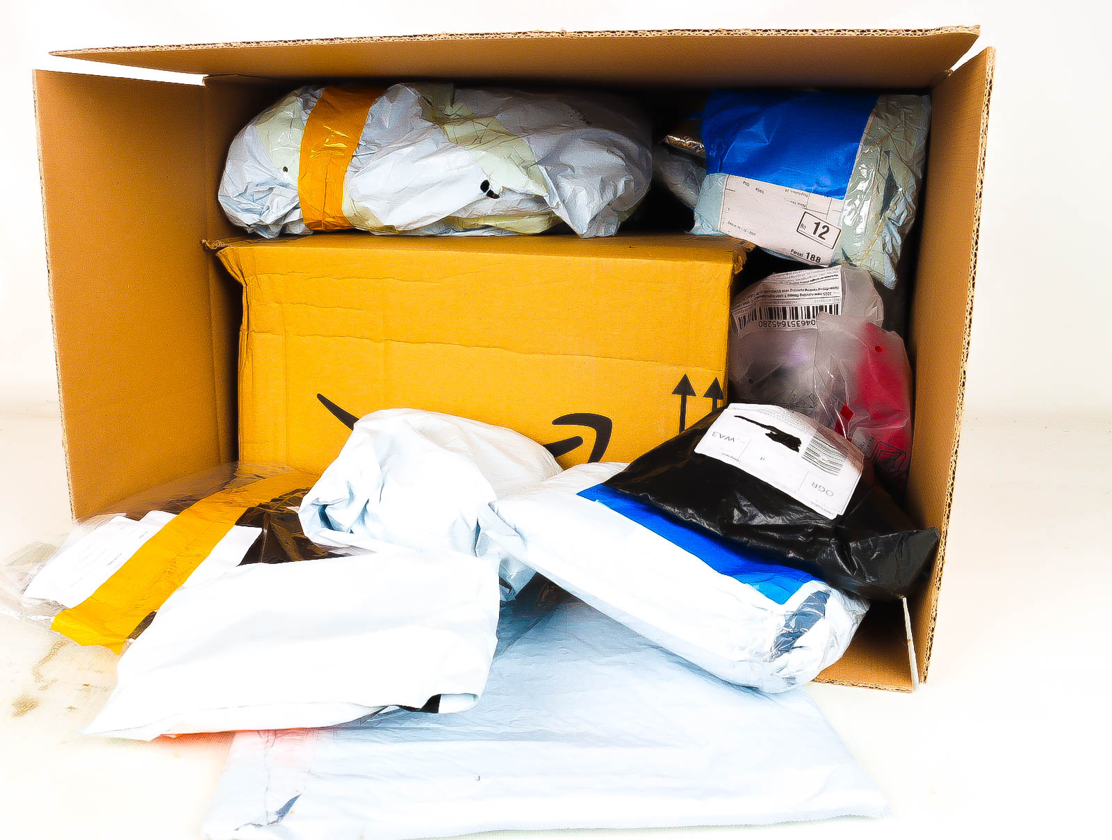 XL Doos met Verloren & Retour Postpakketten