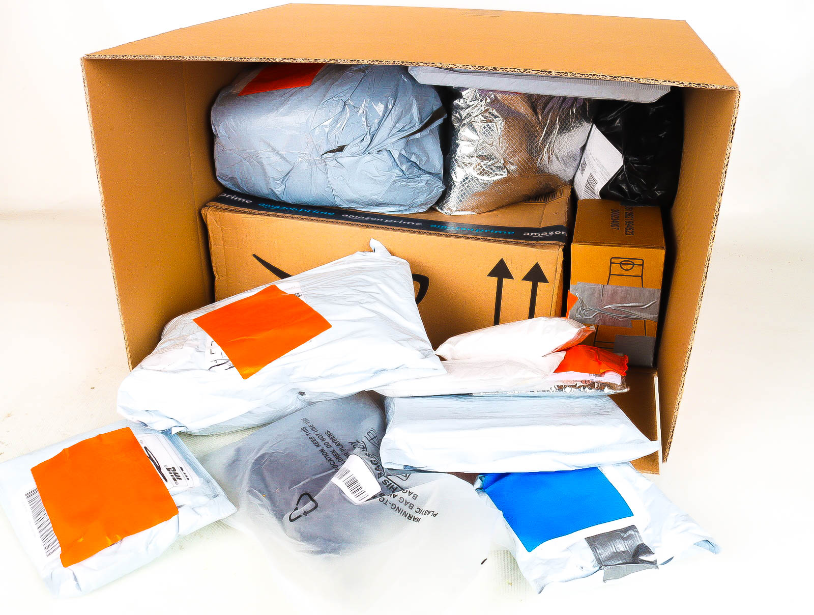 XL Doos met Verloren & Retour Postpakketten