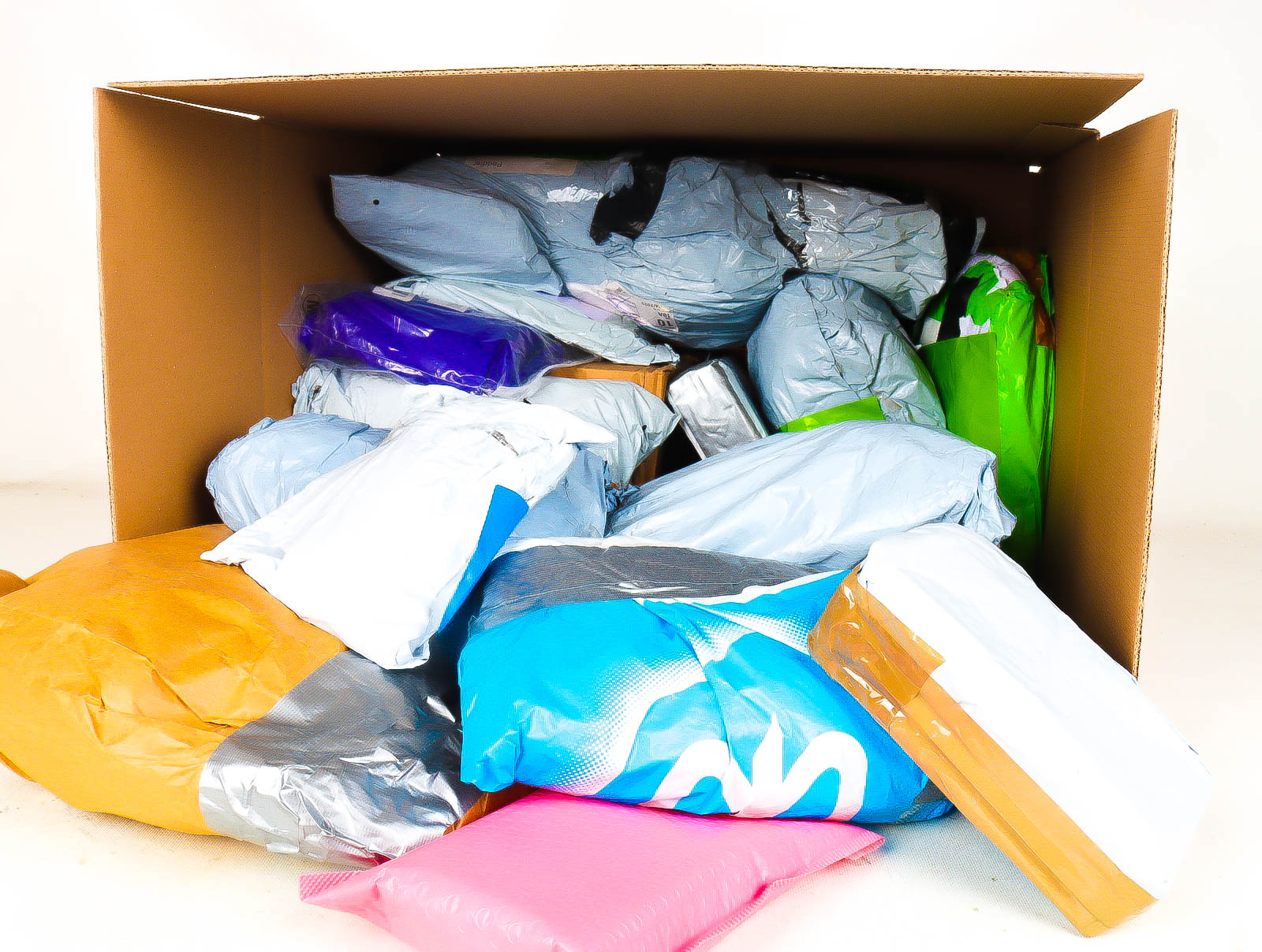 XL Doos met Verloren & Retour Postpakketten