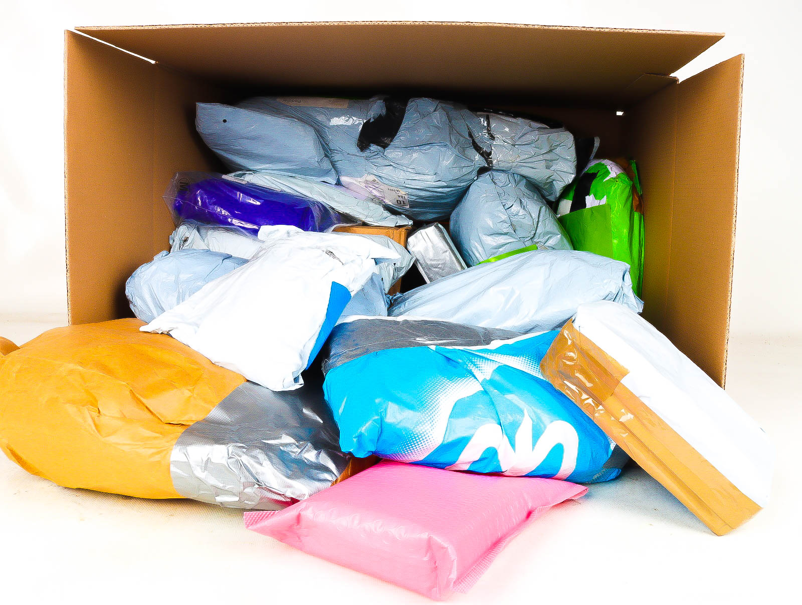 XL Doos met Verloren & Retour Postpakketten