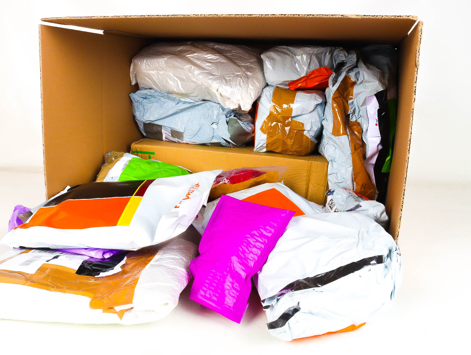 XL Doos met Verloren & Retour Postpakketten