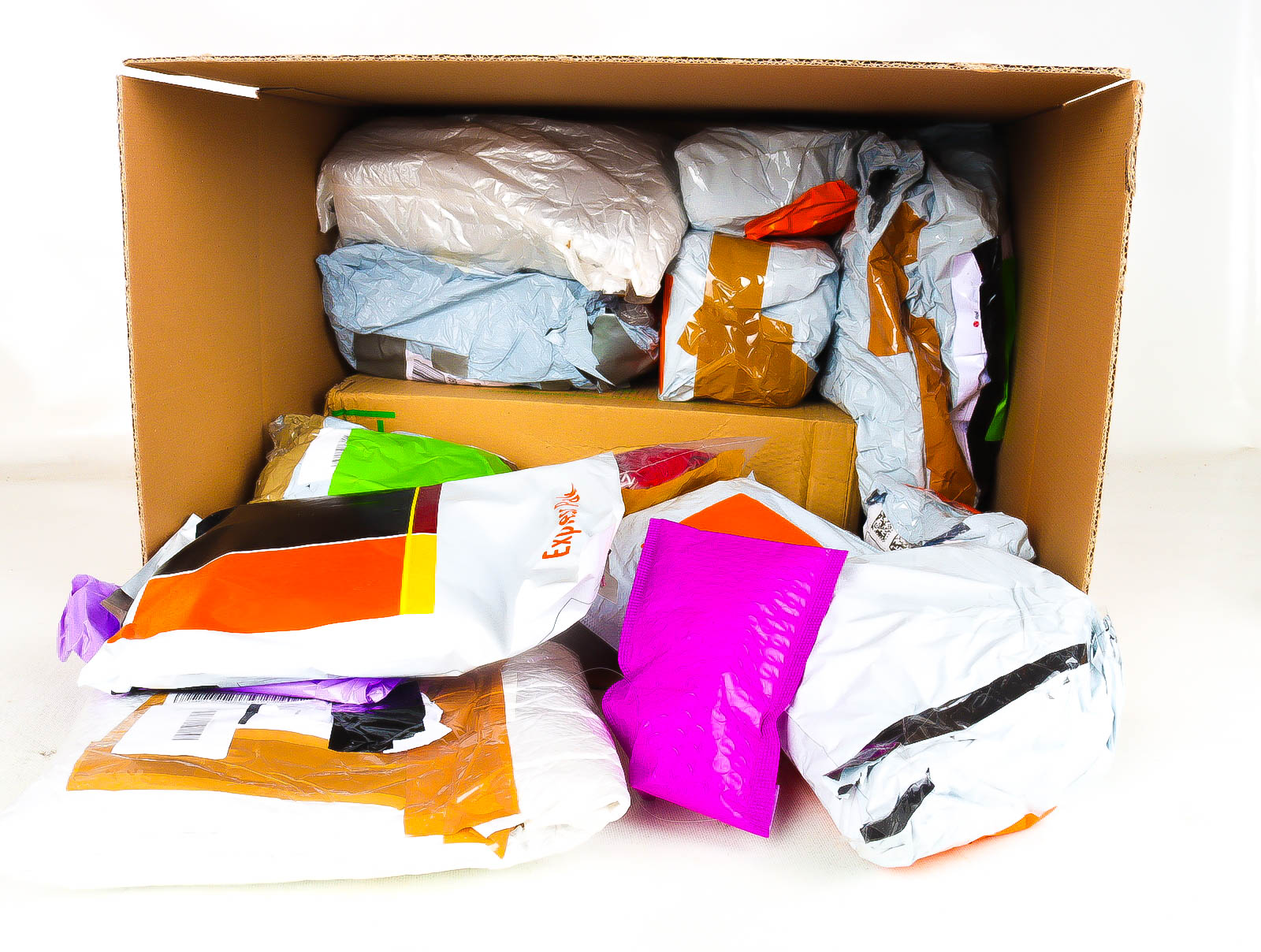 XL Doos met Verloren & Retour Postpakketten