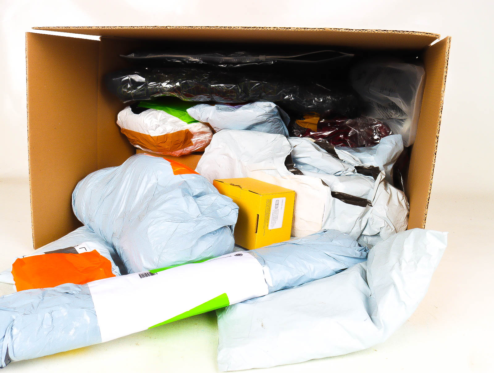 XL Doos met Verloren & Retour Postpakketten