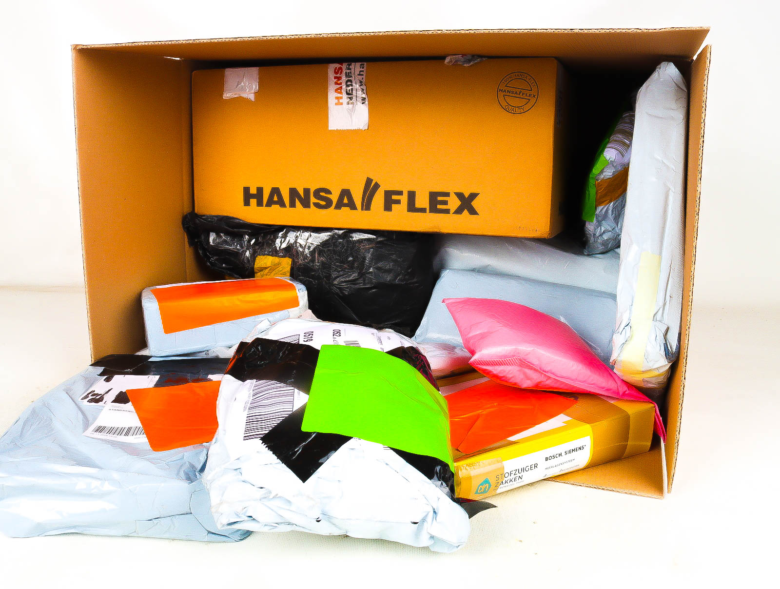 XL Doos met Verloren & Retour Postpakketten