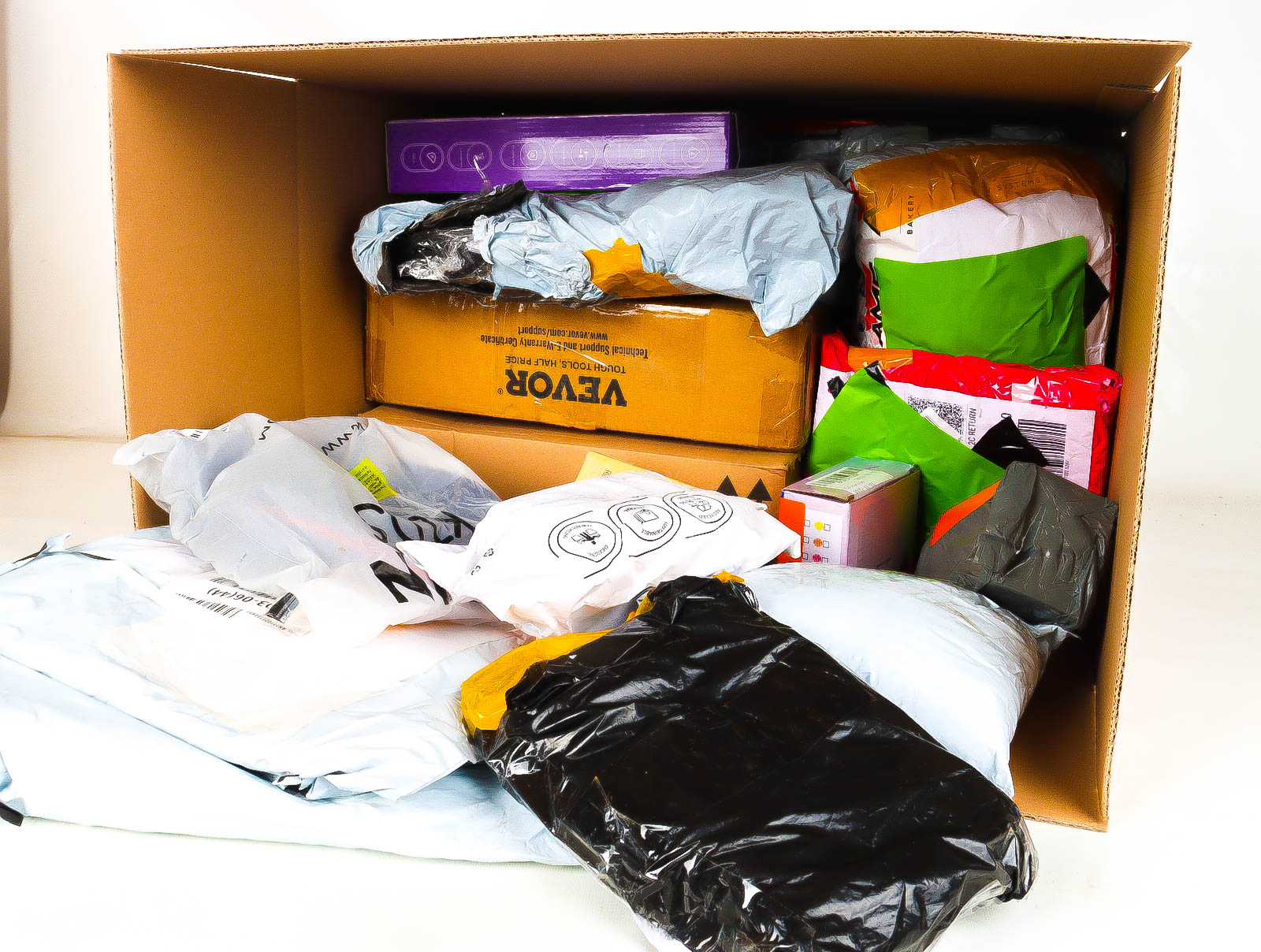 XL Doos met Verloren & Retour Postpakketten