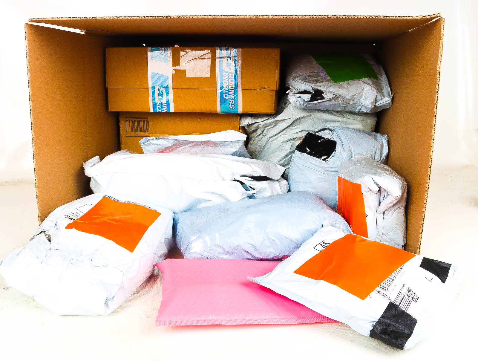 XL Doos met Verloren & Retour Postpakketten