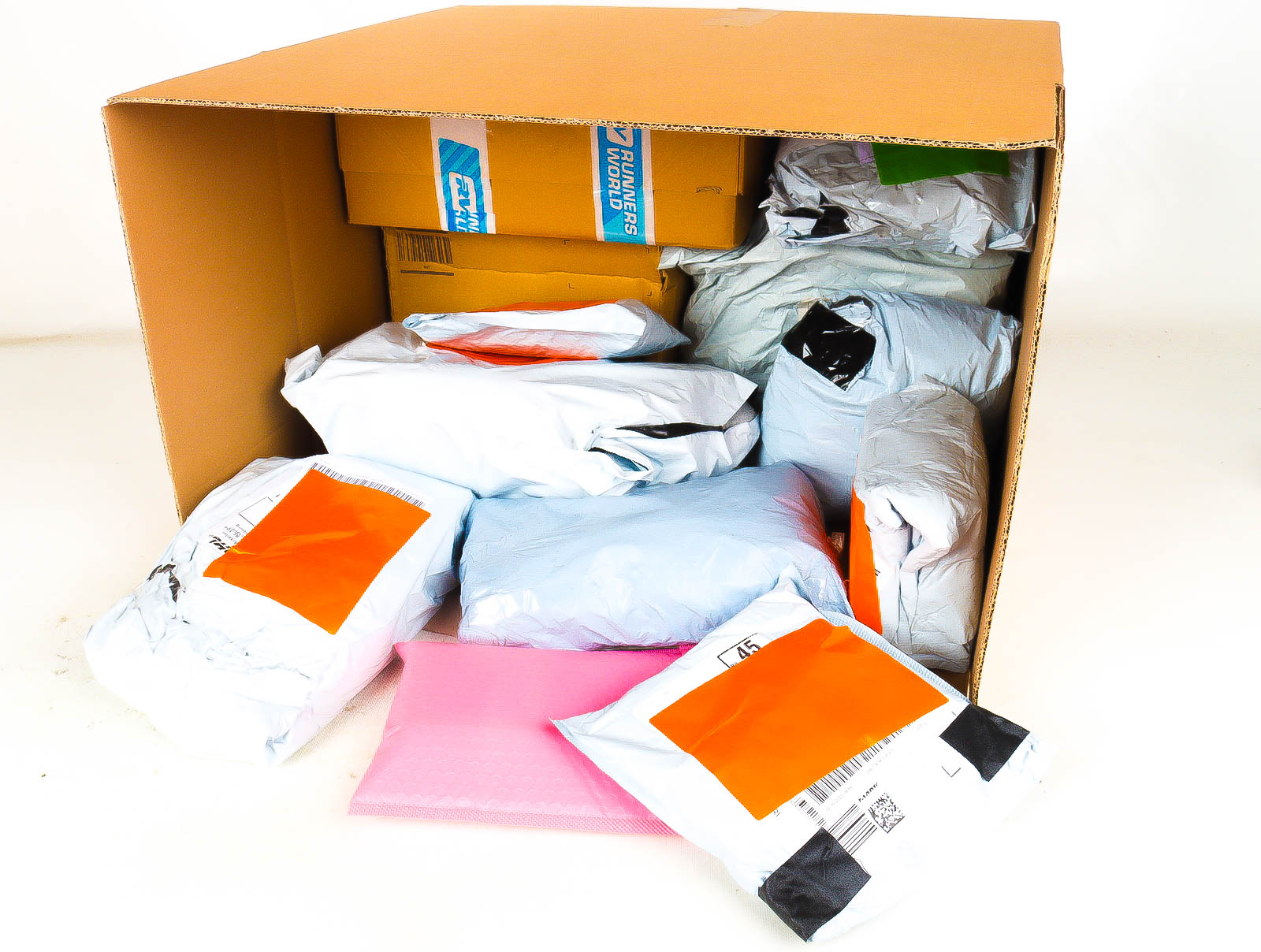 XL Doos met Verloren & Retour Postpakketten