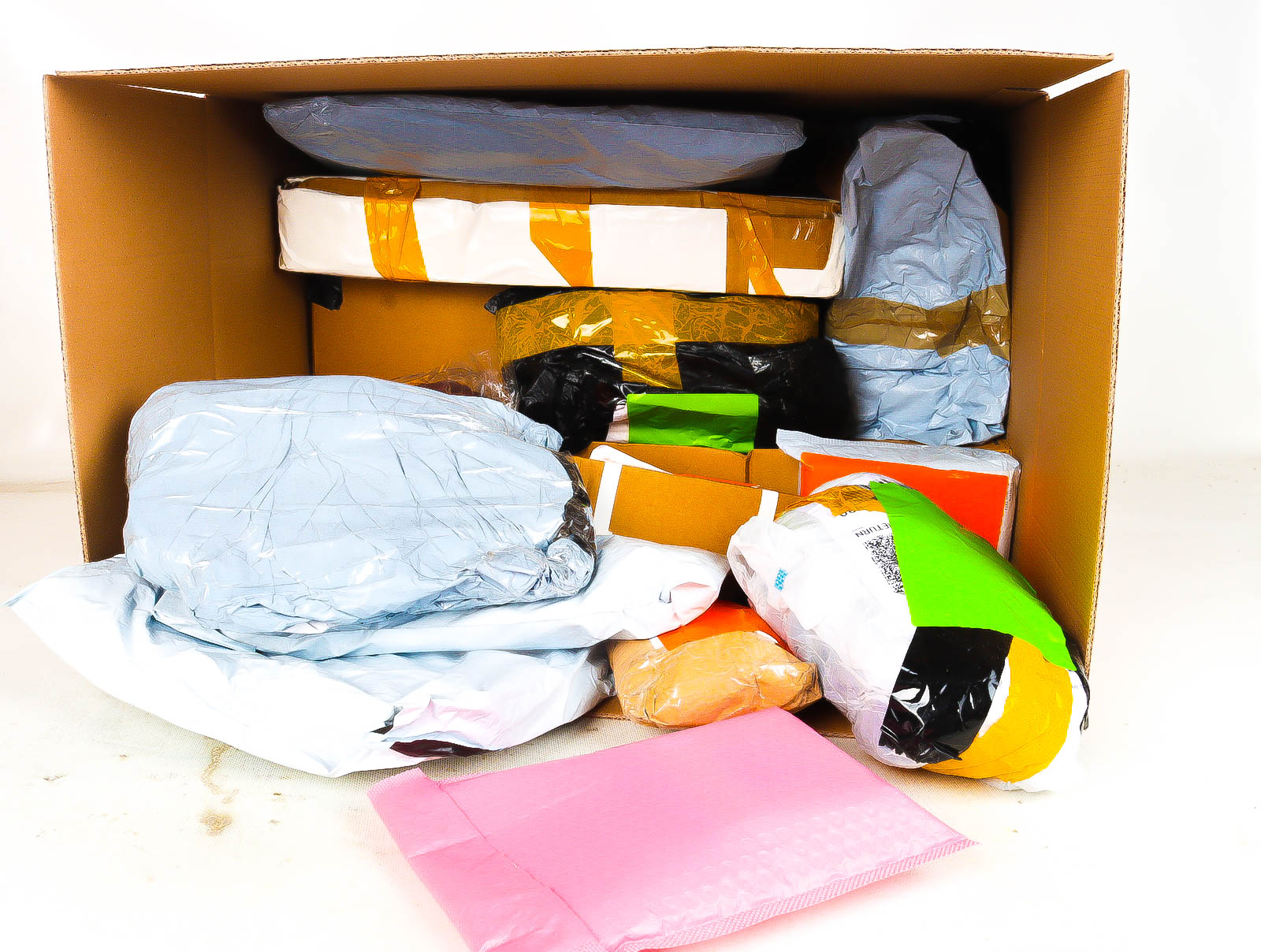 XL Doos met Verloren & Retour Postpakketten