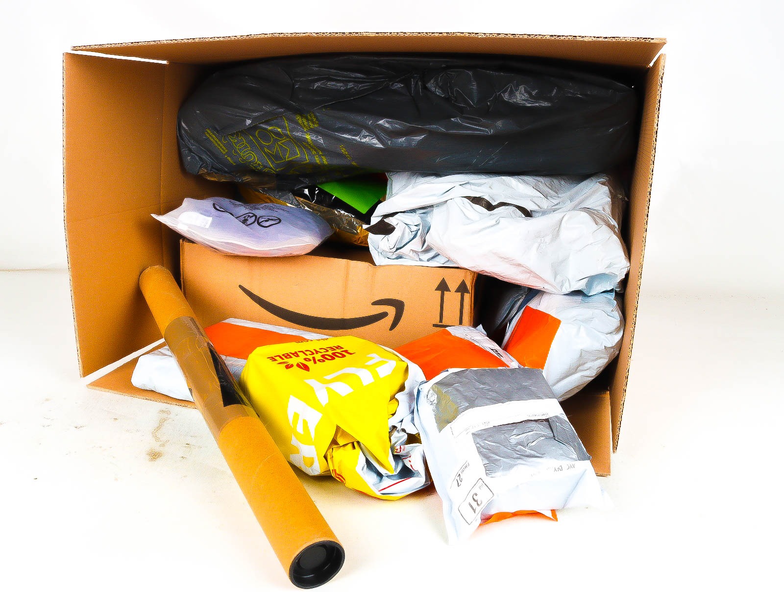 XL Doos met Verloren & Retour Postpakketten