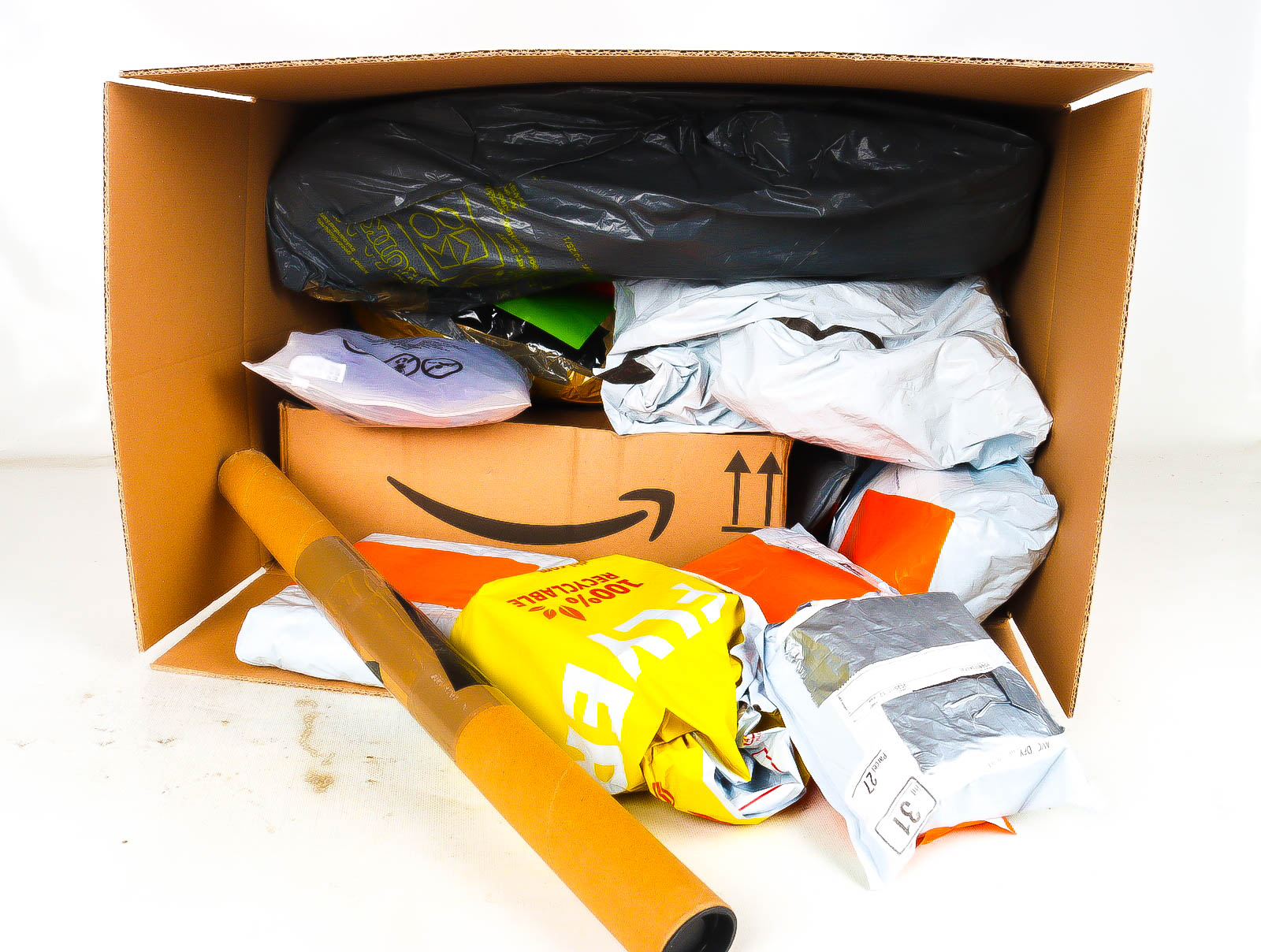 XL Doos met Verloren & Retour Postpakketten