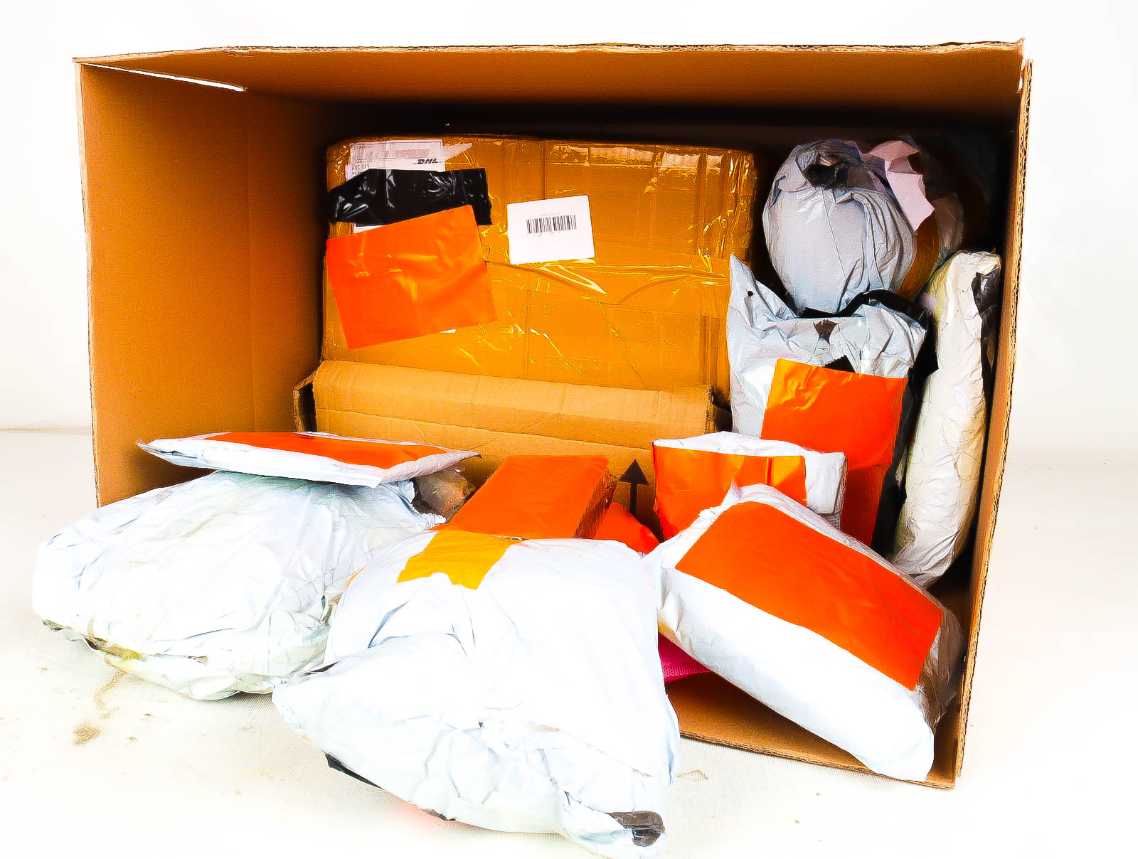 XL Doos met Verloren & Retour Postpakketten