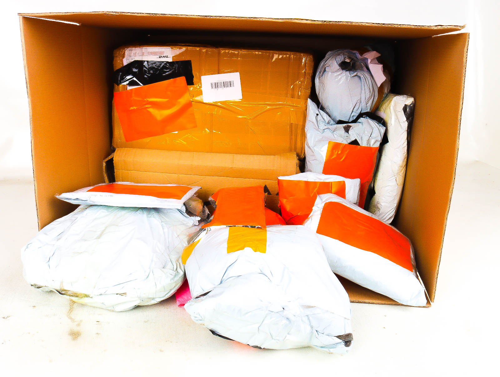 XL Doos met Verloren & Retour Postpakketten