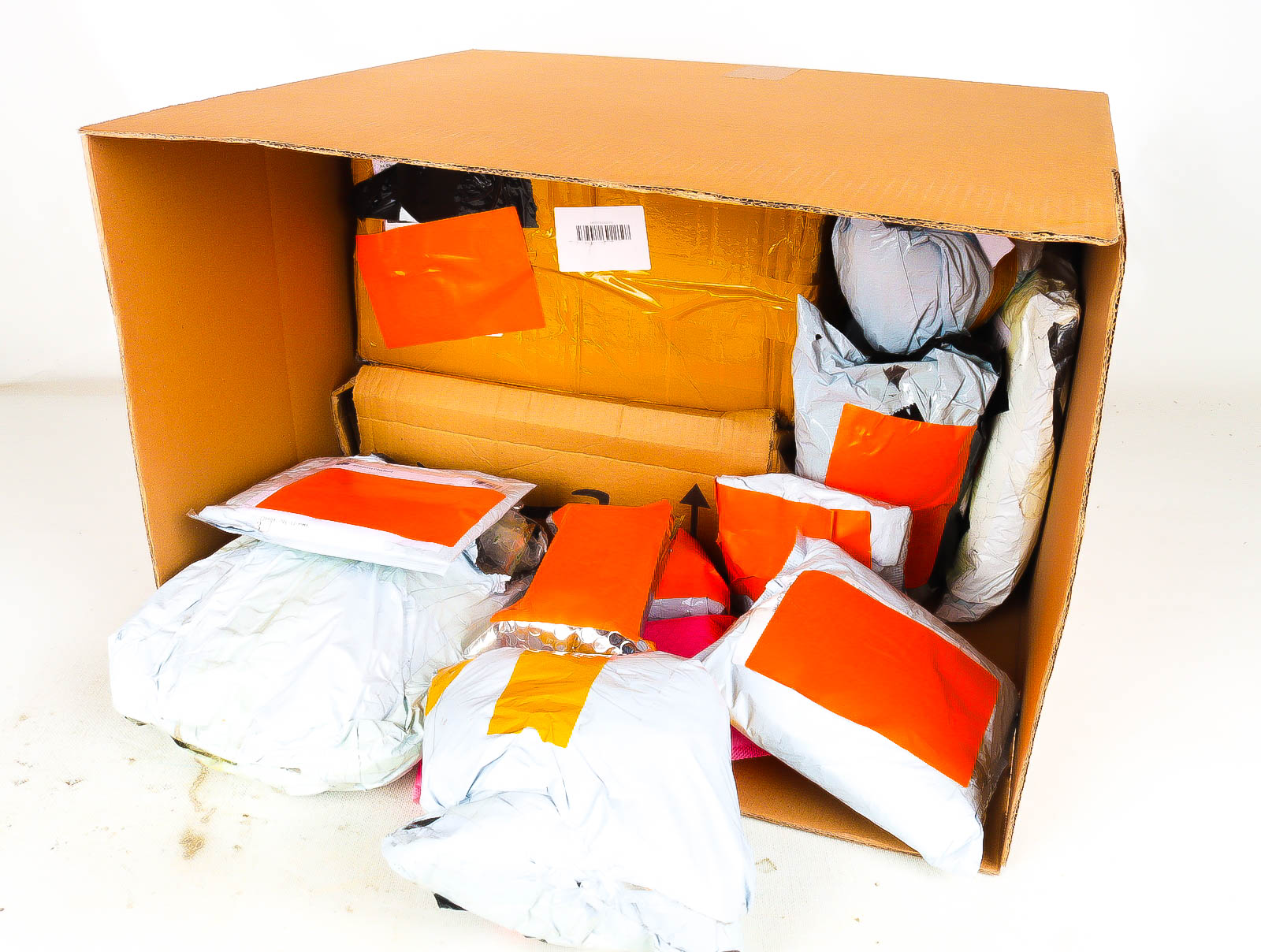 XL Doos met Verloren & Retour Postpakketten