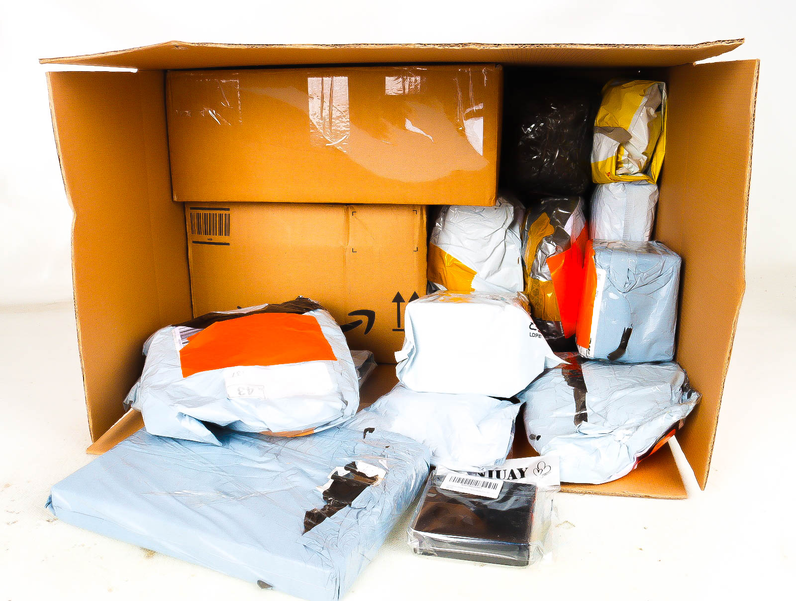 XL Doos met Verloren & Retour Postpakketten