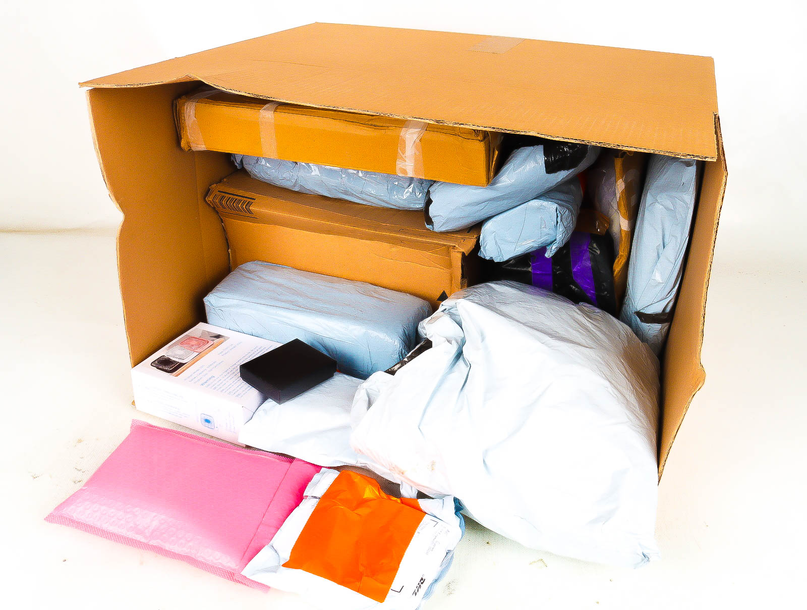 XL Doos met Verloren & Retour Postpakketten