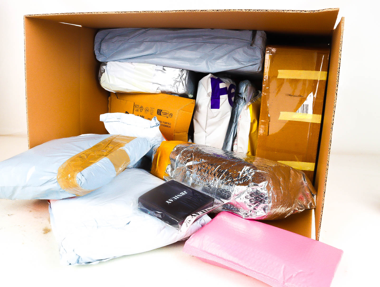 XL Doos met Verloren & Retour Postpakketten