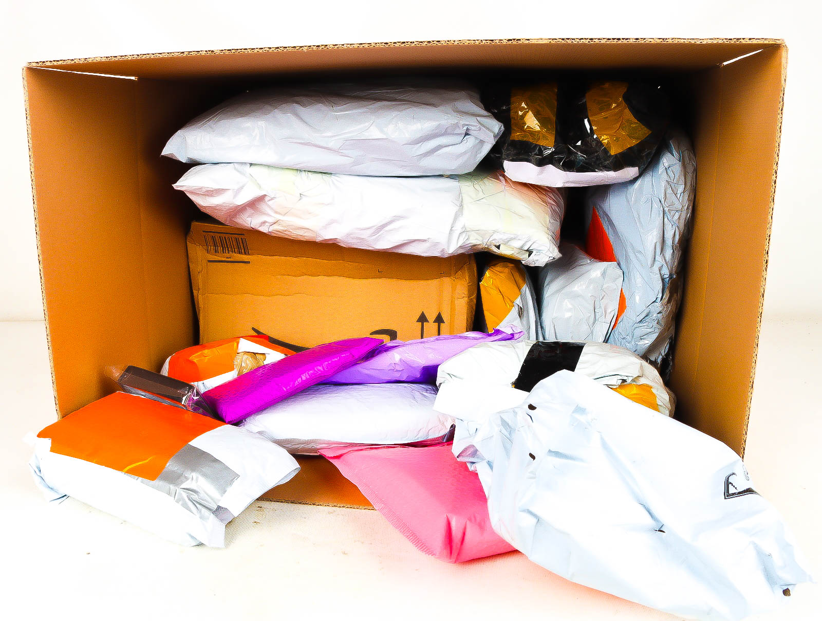 XL Doos met Verloren & Retour Postpakketten