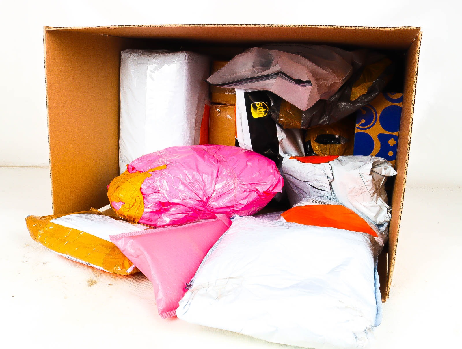 XL Doos met Verloren & Retour Postpakketten