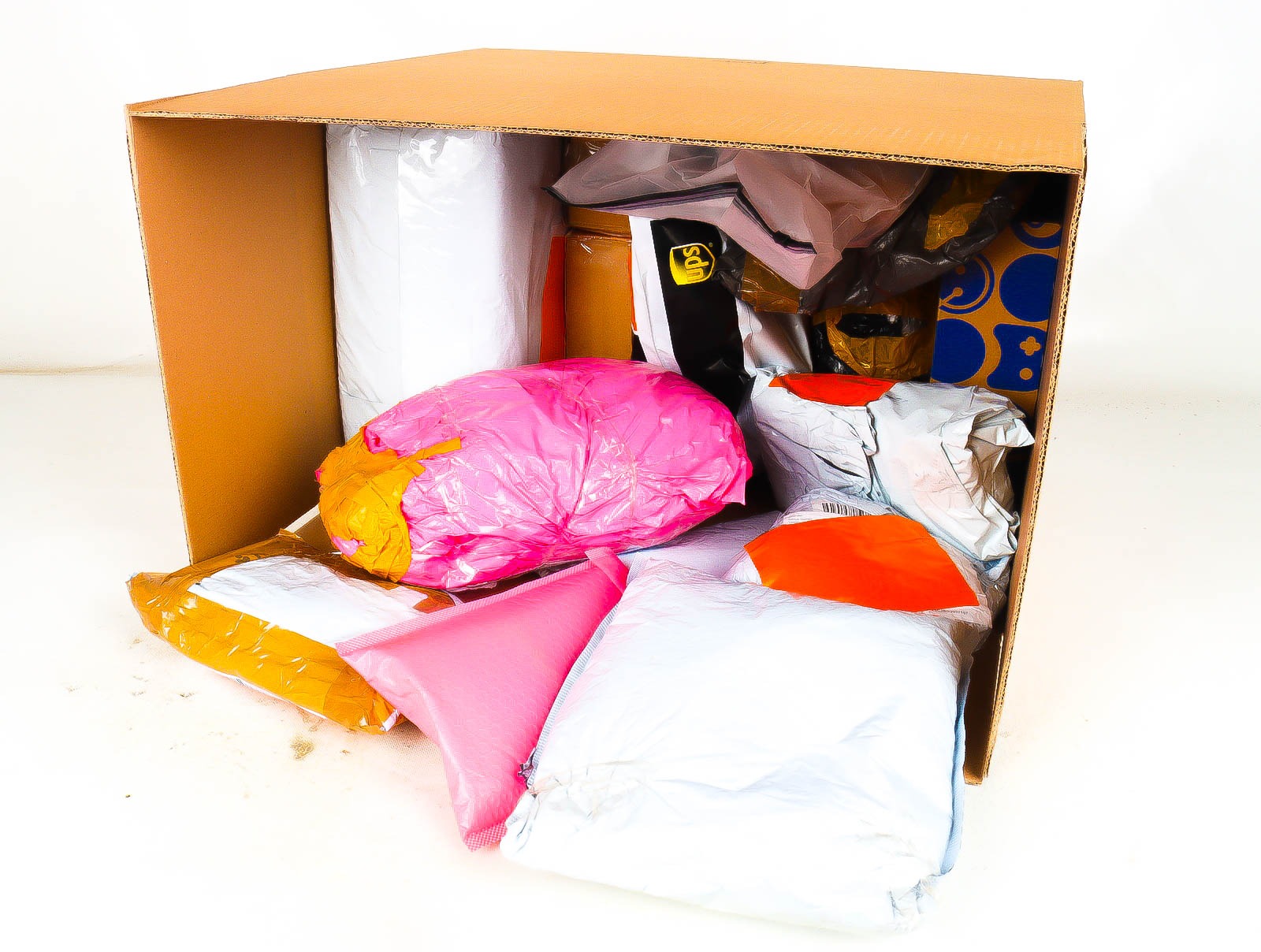 XL Doos met Verloren & Retour Postpakketten