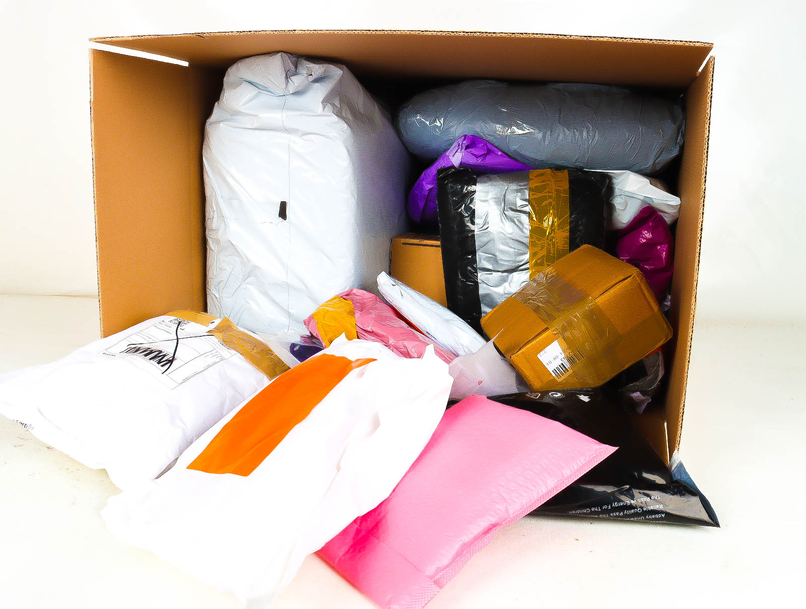 XL Doos met Verloren & Retour Postpakketten