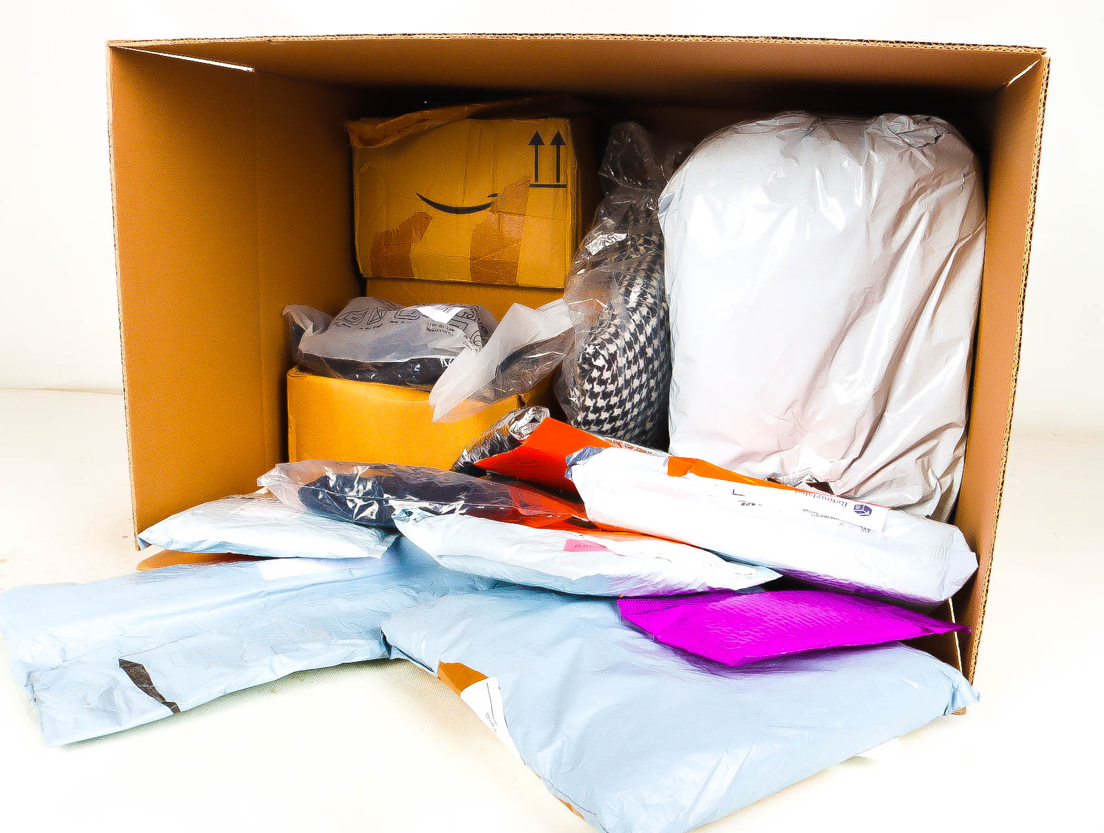 XL Doos met Verloren & Retour Postpakketten