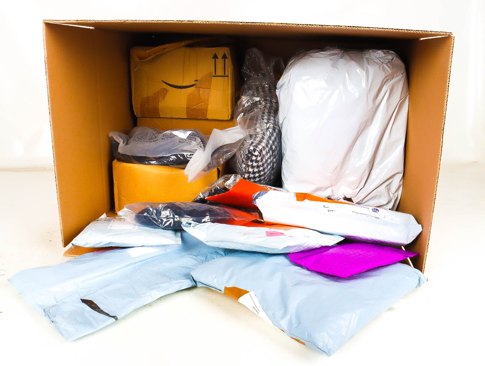 XL Doos met Verloren & Retour Postpakketten