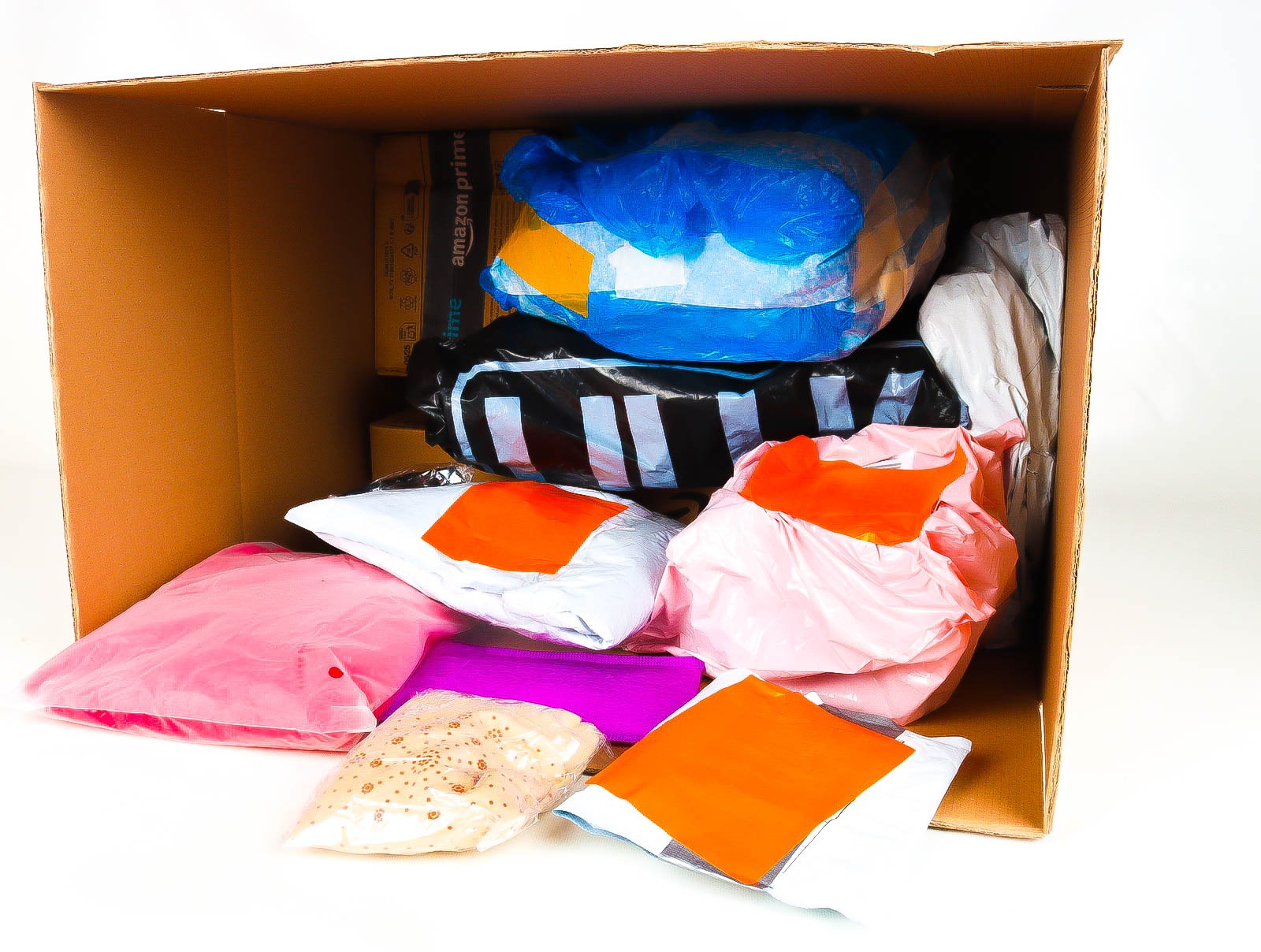 XL Doos met Verloren & Retour Postpakketten