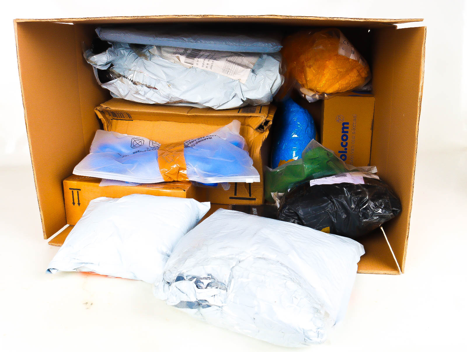 XL Doos met Verloren & Retour Postpakketten