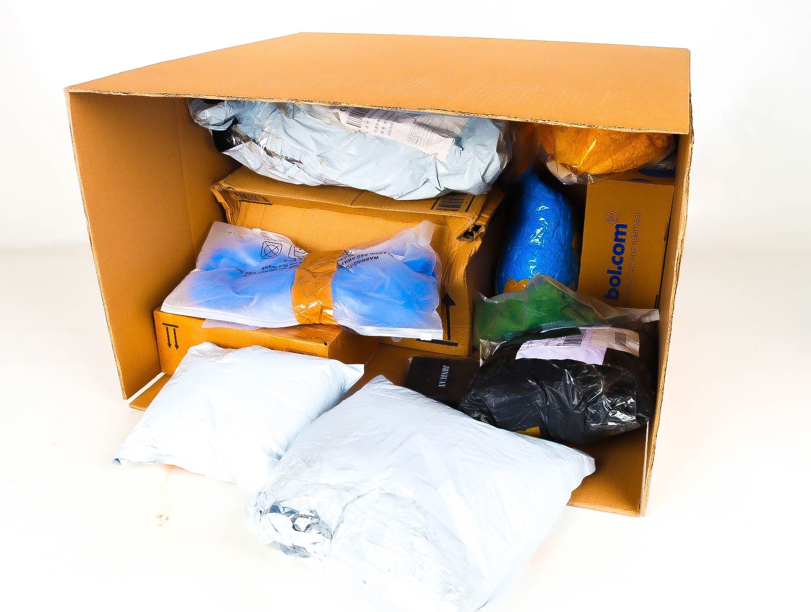 XL Doos met Verloren & Retour Postpakketten