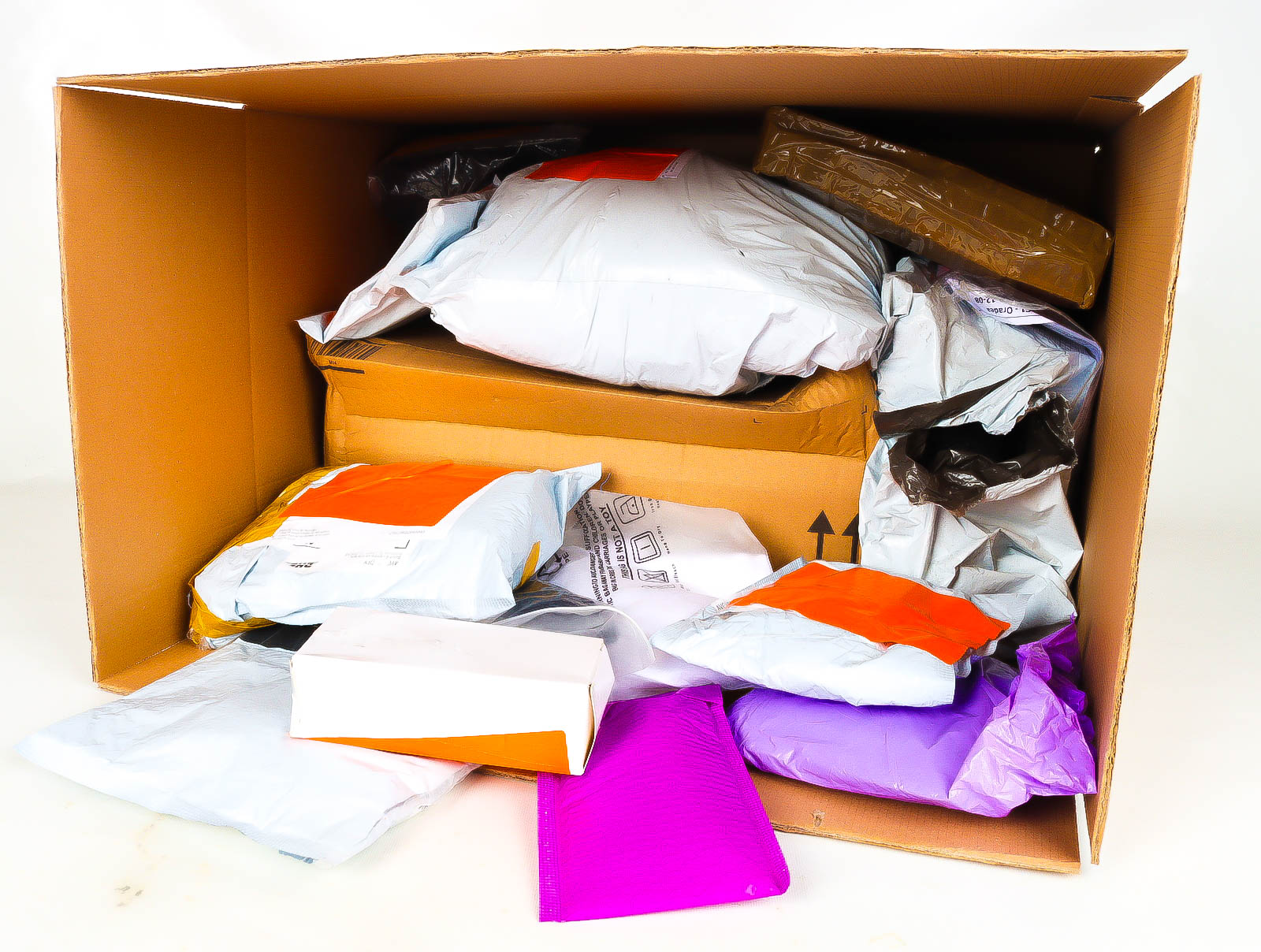 XL Doos met Verloren & Retour Postpakketten