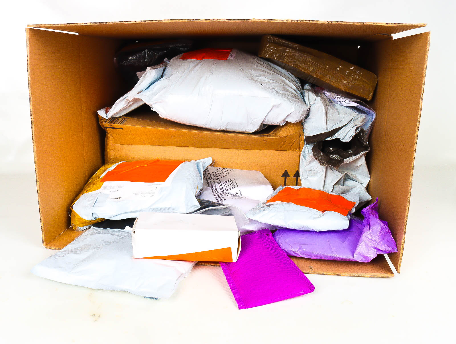 XL Doos met Verloren & Retour Postpakketten