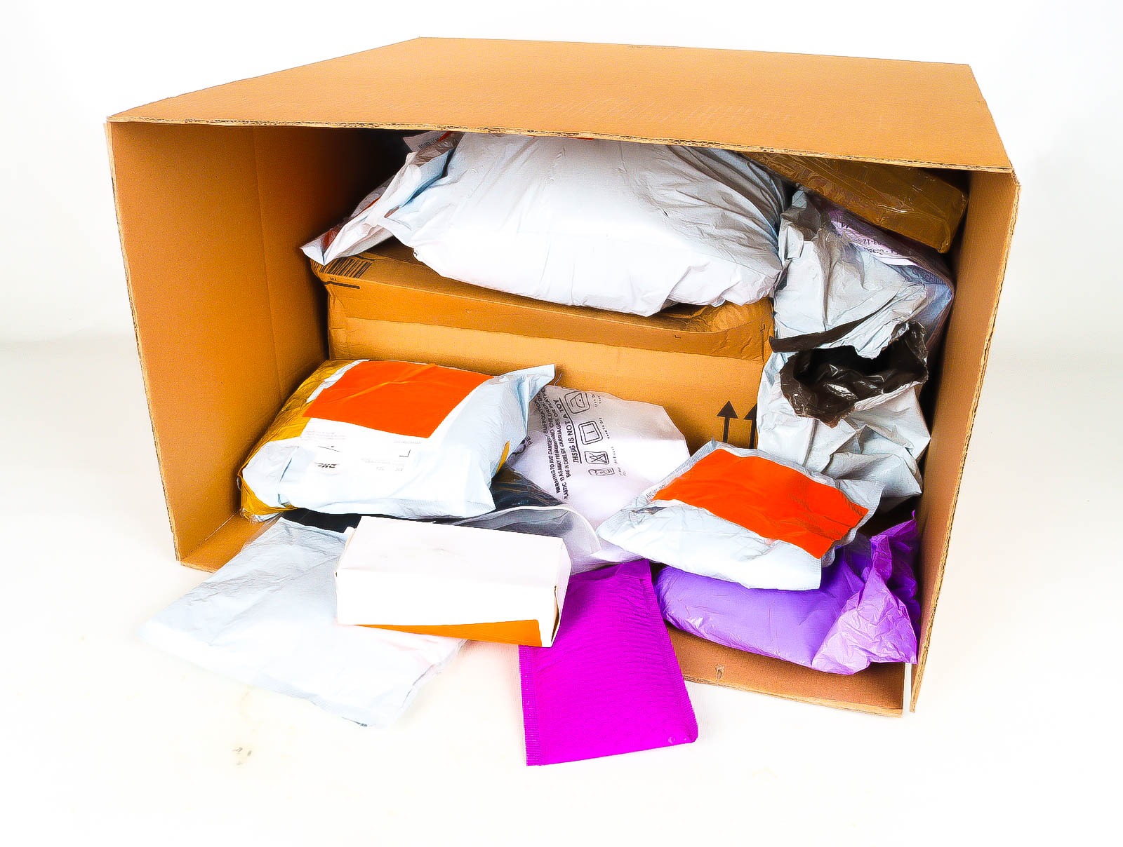 XL Doos met Verloren & Retour Postpakketten