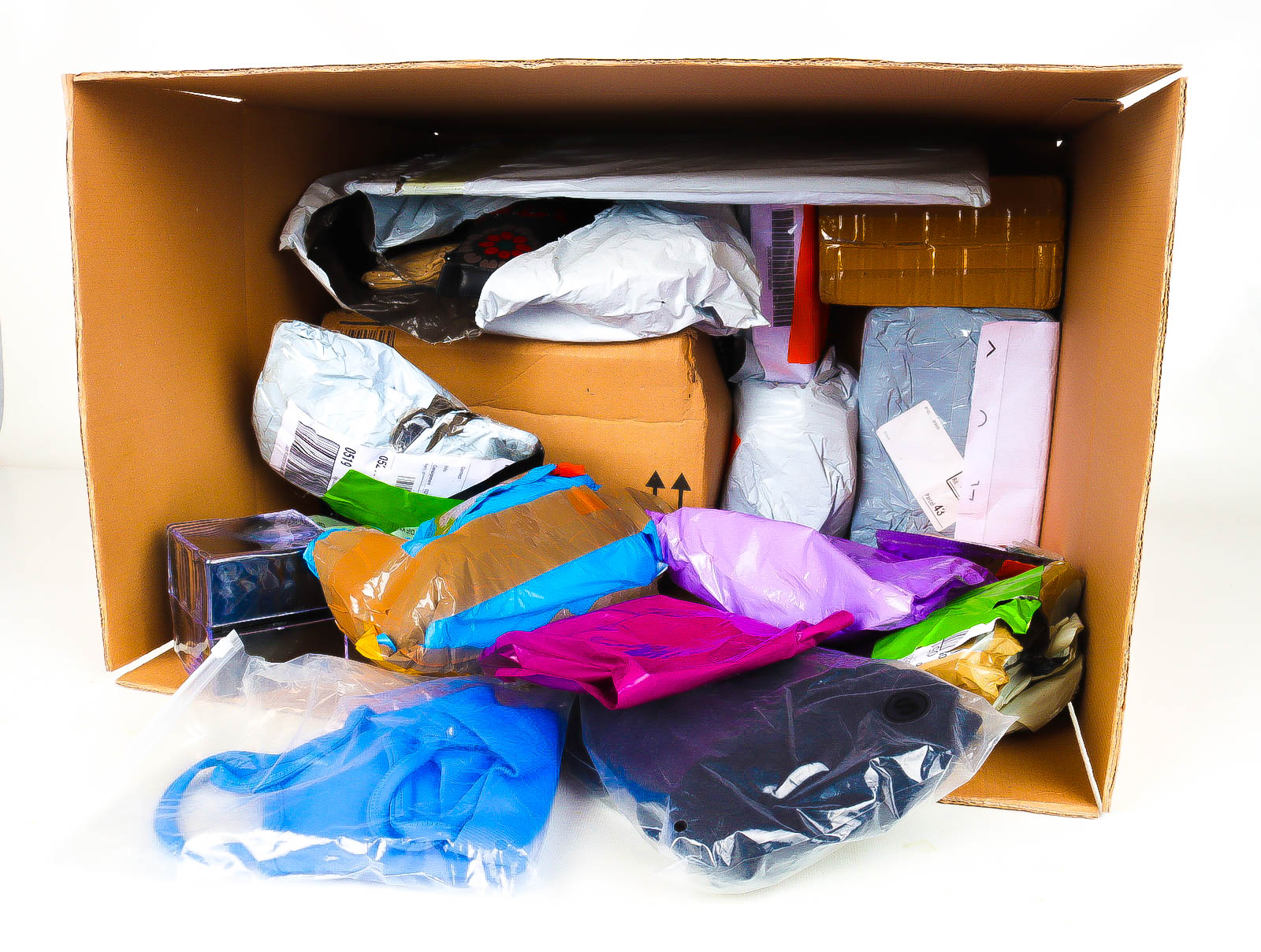 XL Doos met Verloren & Retour Postpakketten