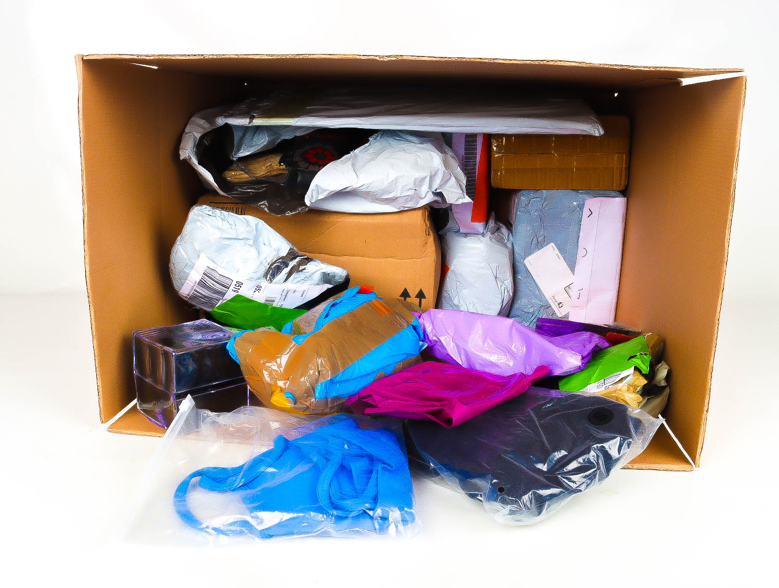 XL Doos met Verloren & Retour Postpakketten