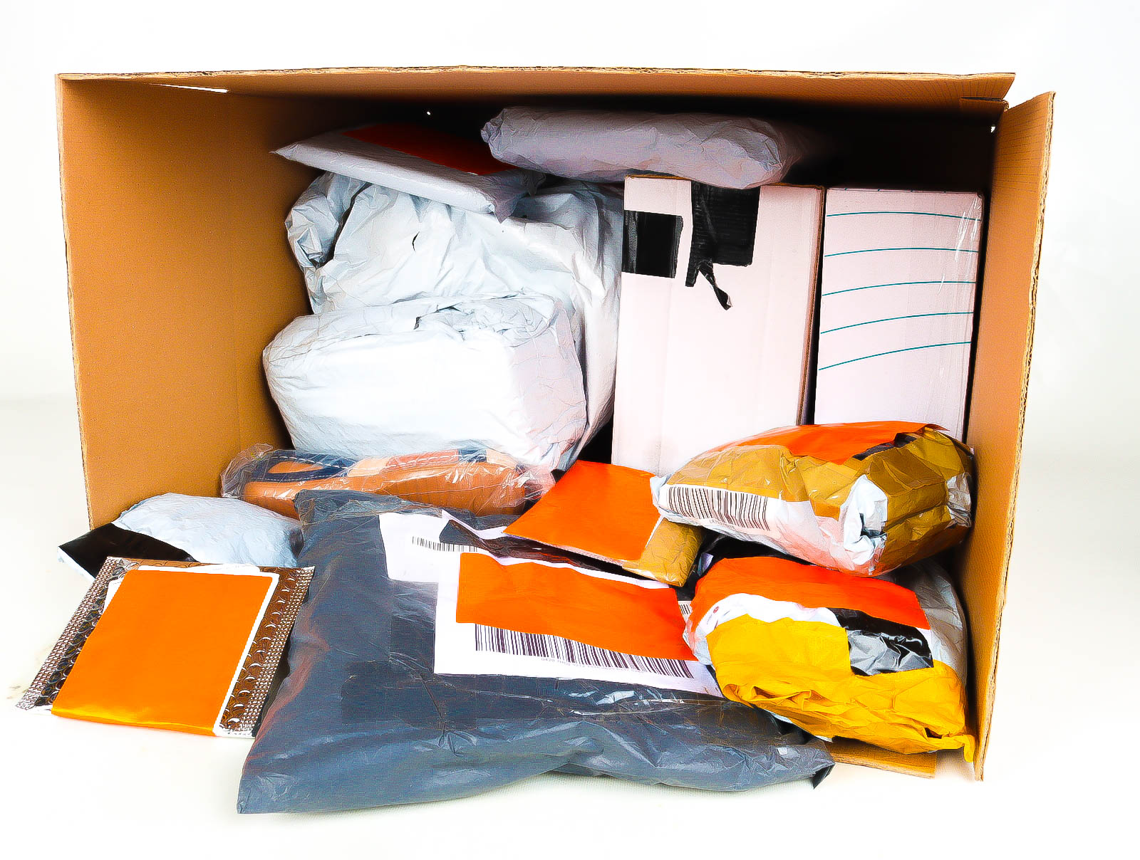 XL Doos met Verloren & Retour Postpakketten