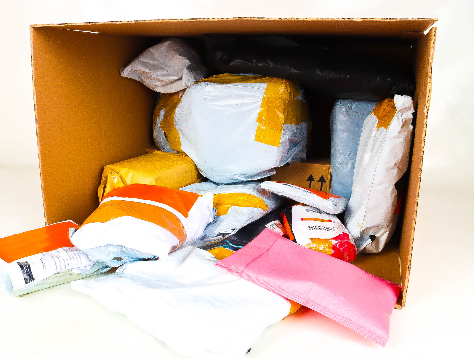 XL Doos met Verloren & Retour Postpakketten