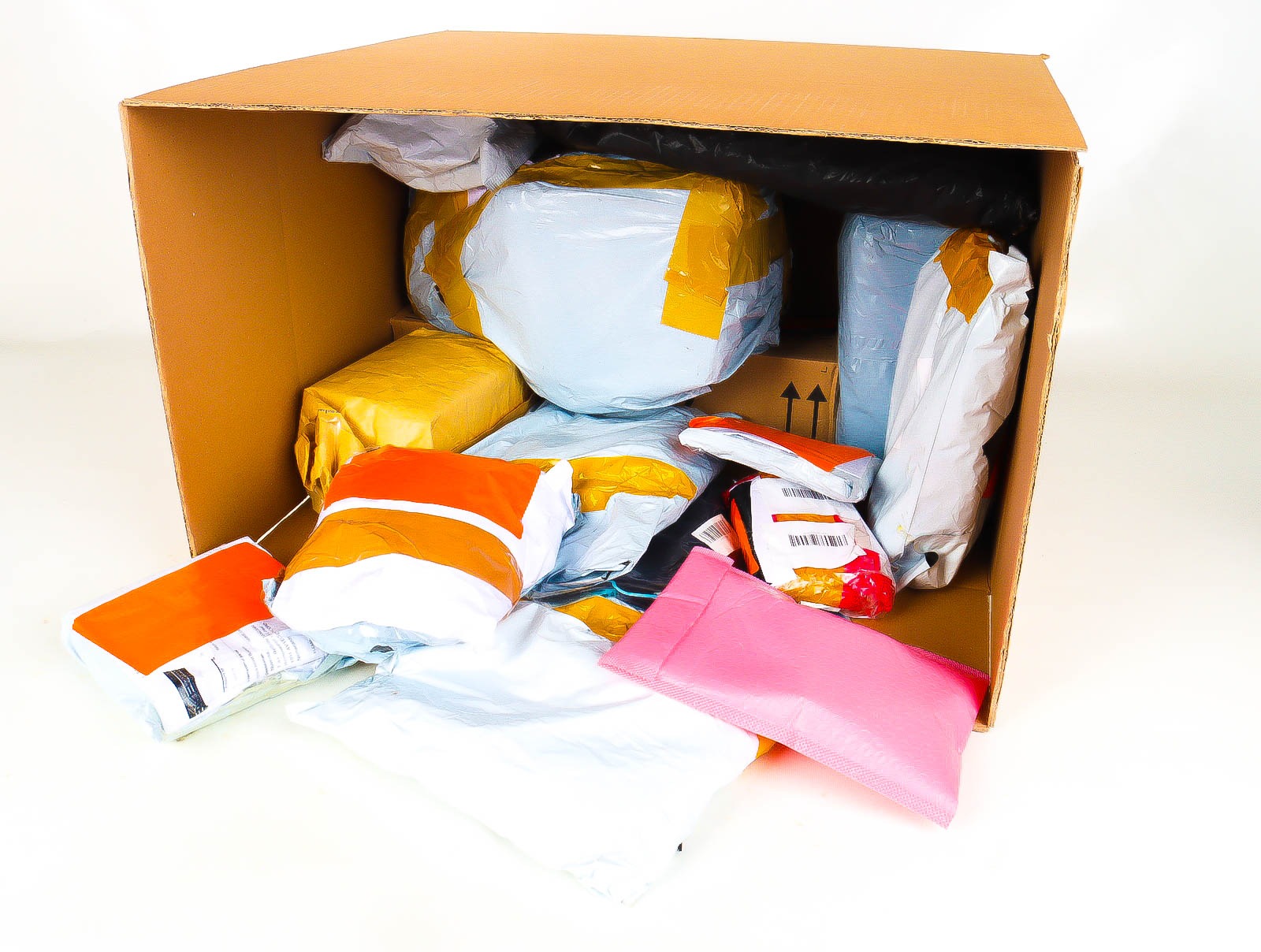 XL Doos met Verloren & Retour Postpakketten