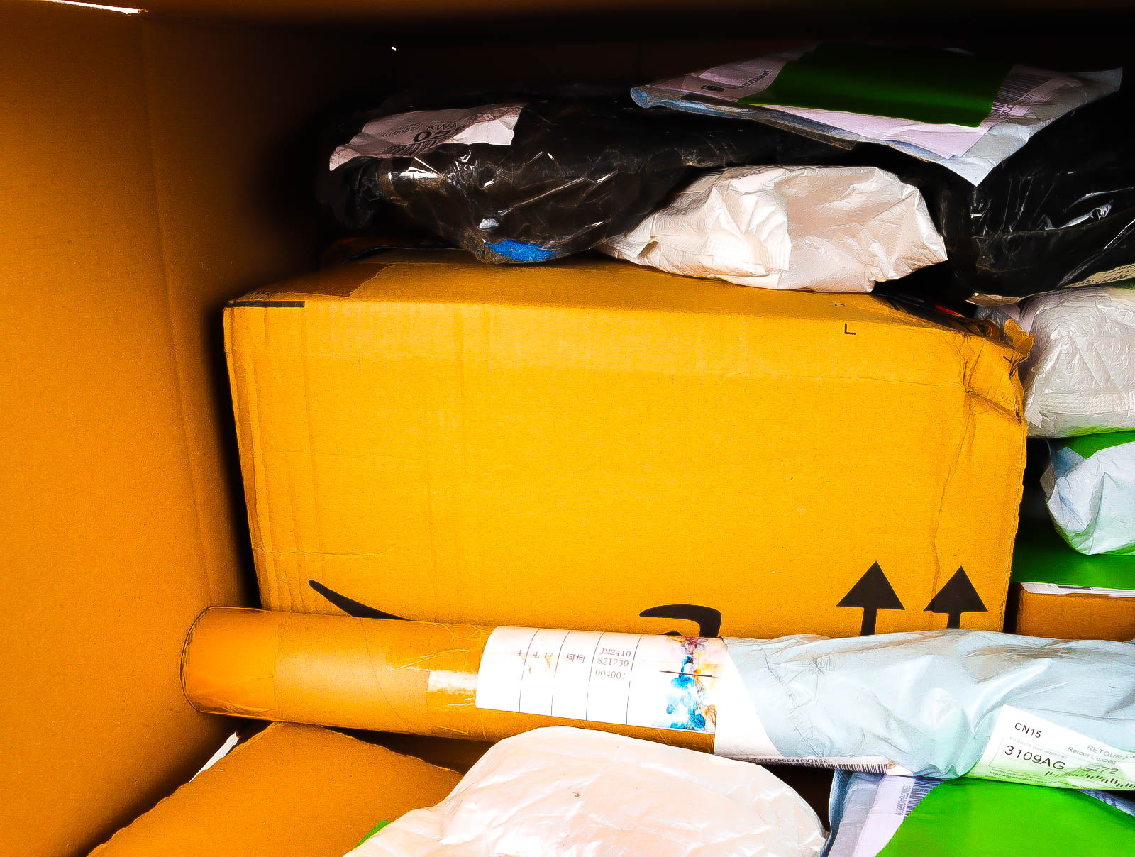 XL Doos met Verloren & Retour Postpakketten