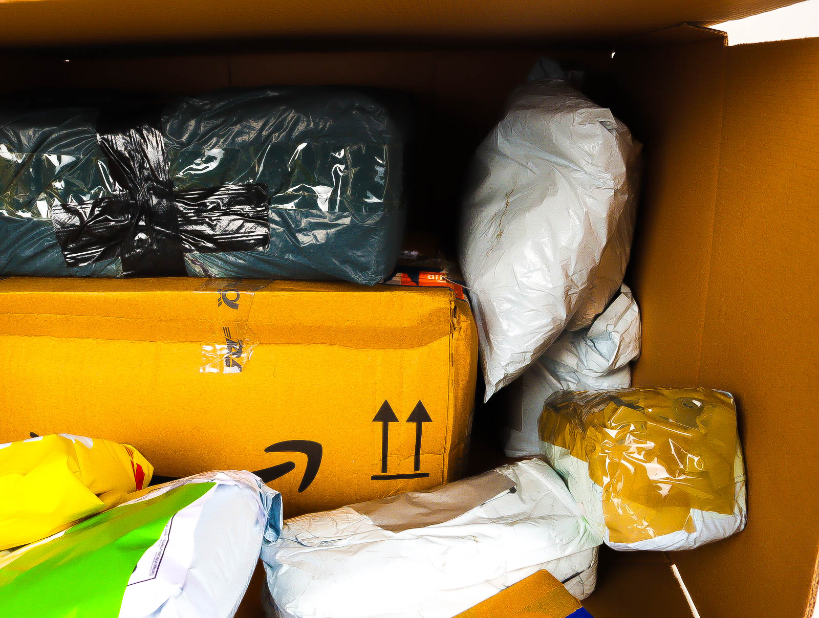 XL Doos met Verloren & Retour Postpakketten