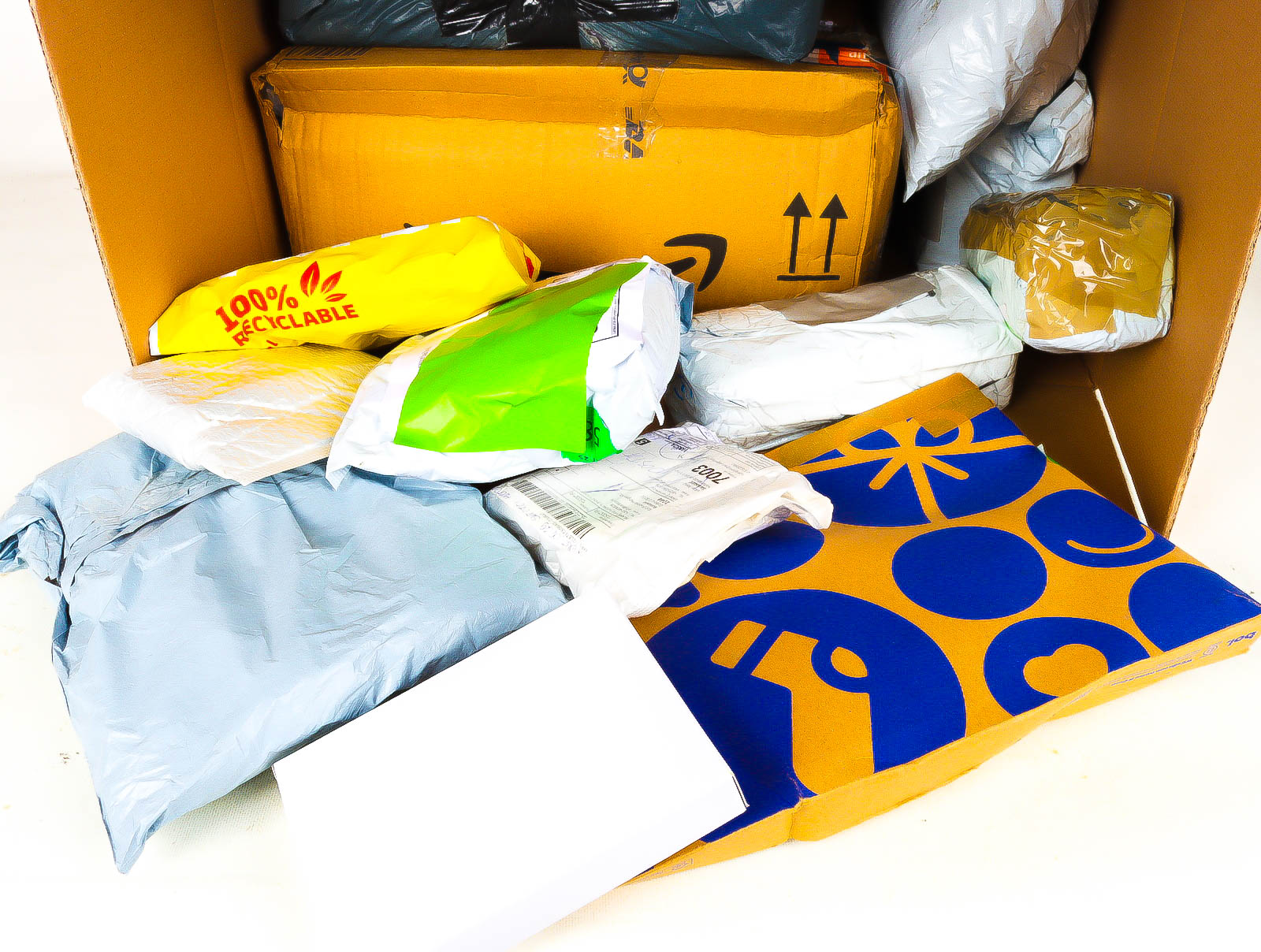 XL Doos met Verloren & Retour Postpakketten