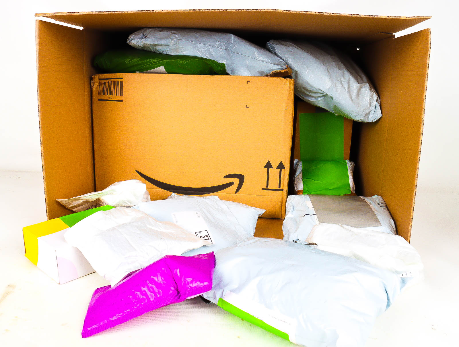 XL Doos met Verloren & Retour Postpakketten