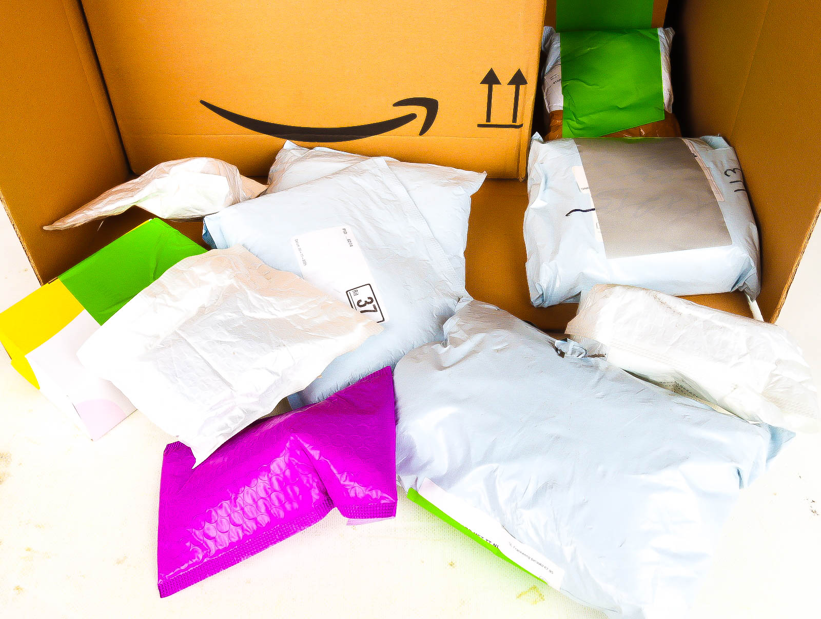 XL Doos met Verloren & Retour Postpakketten