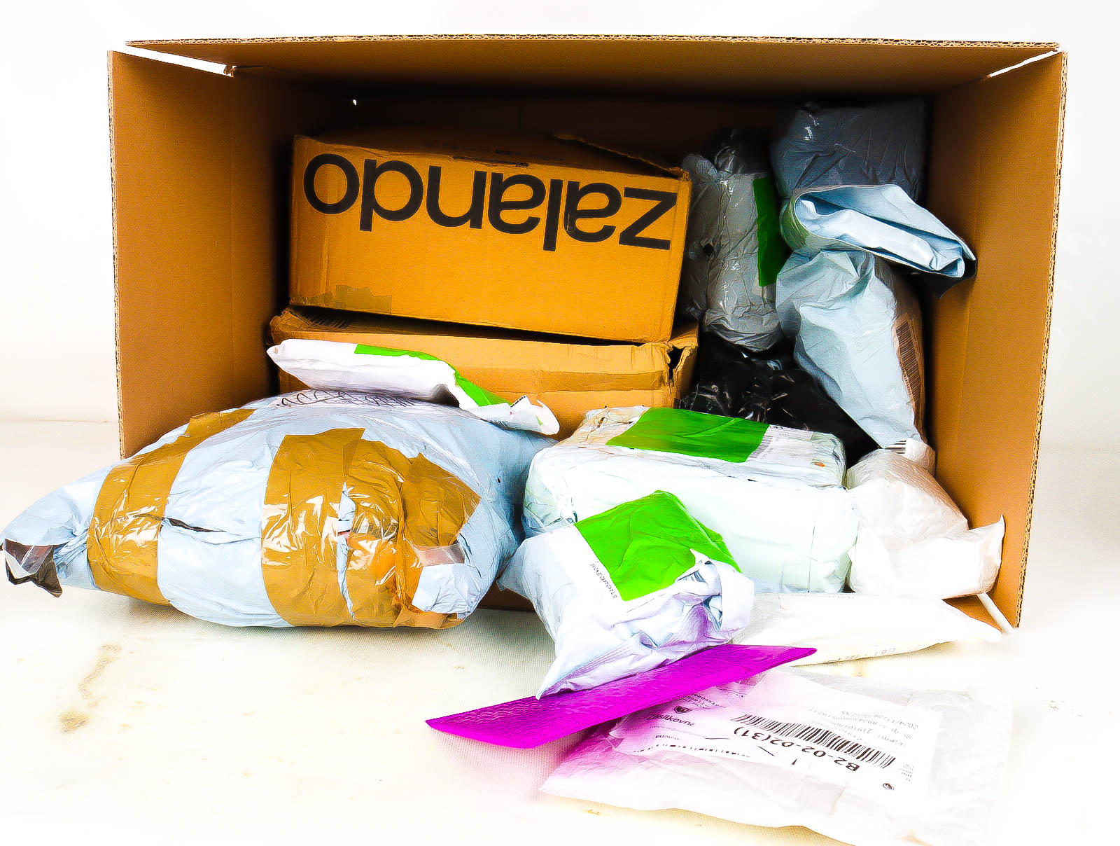 XL Doos met Verloren & Retour Postpakketten