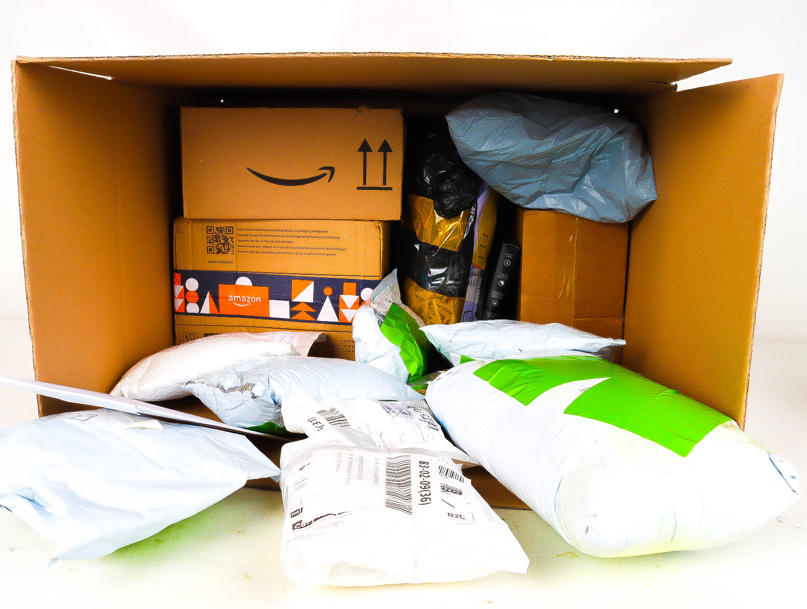 XL Doos met Verloren & Retour Postpakketten