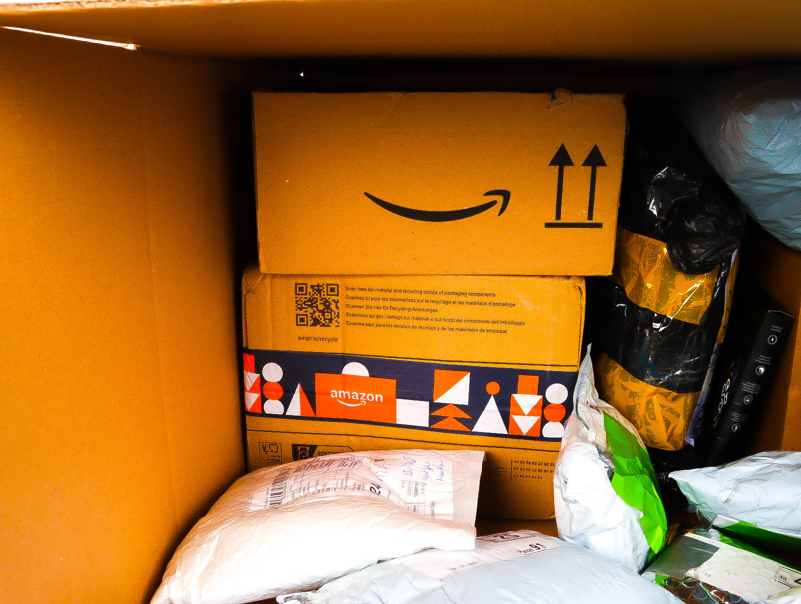 XL Doos met Verloren & Retour Postpakketten