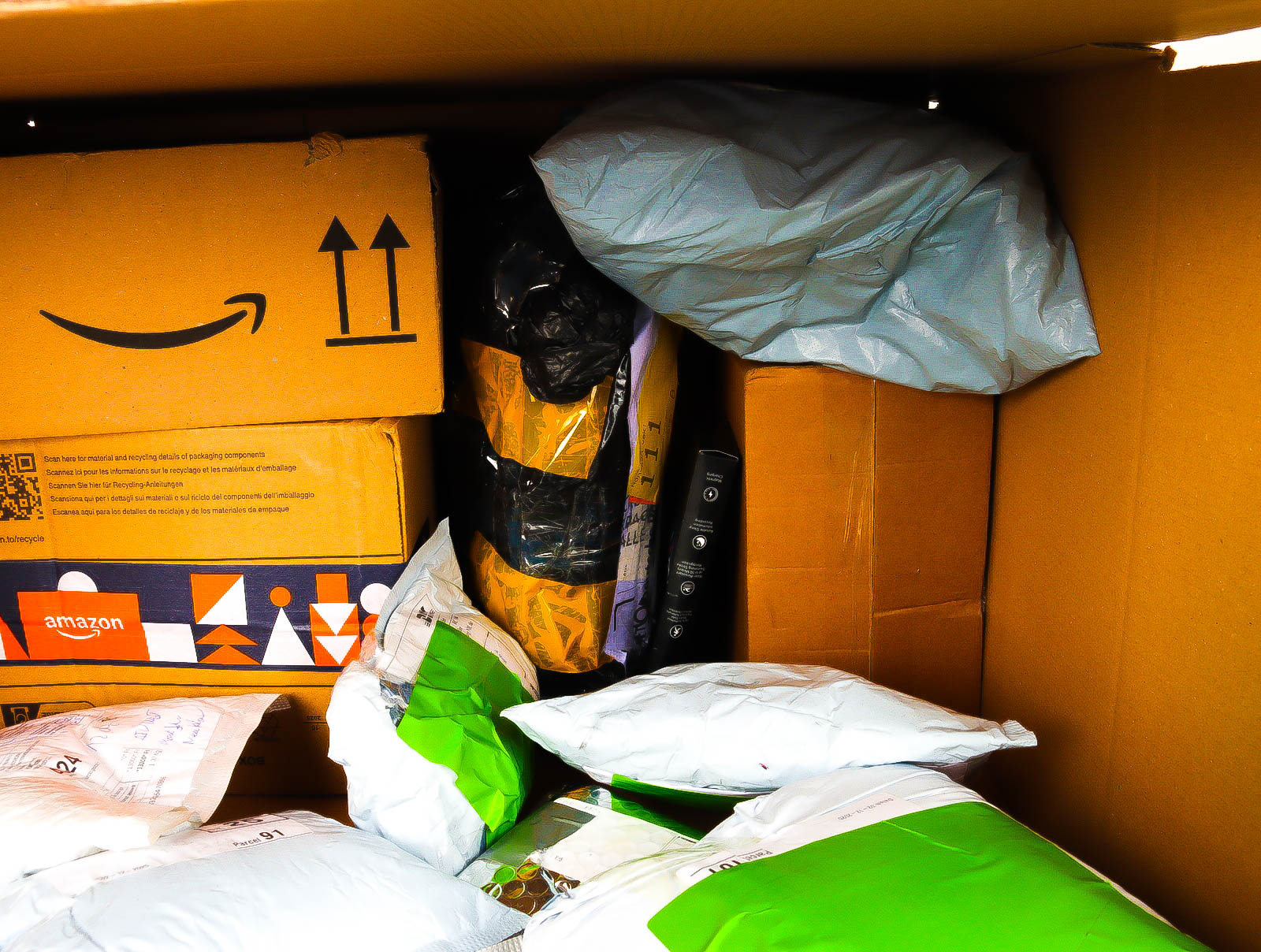 XL Doos met Verloren & Retour Postpakketten