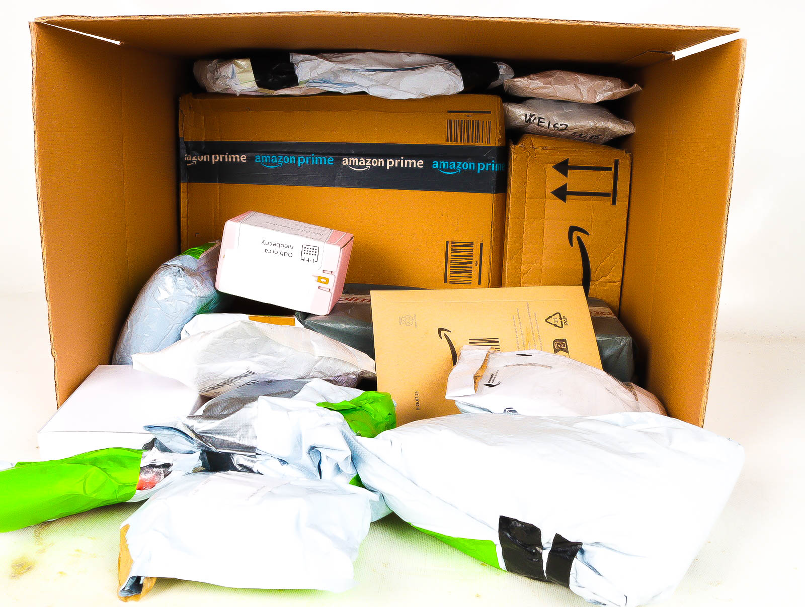 XL Doos met Verloren & Retour Postpakketten