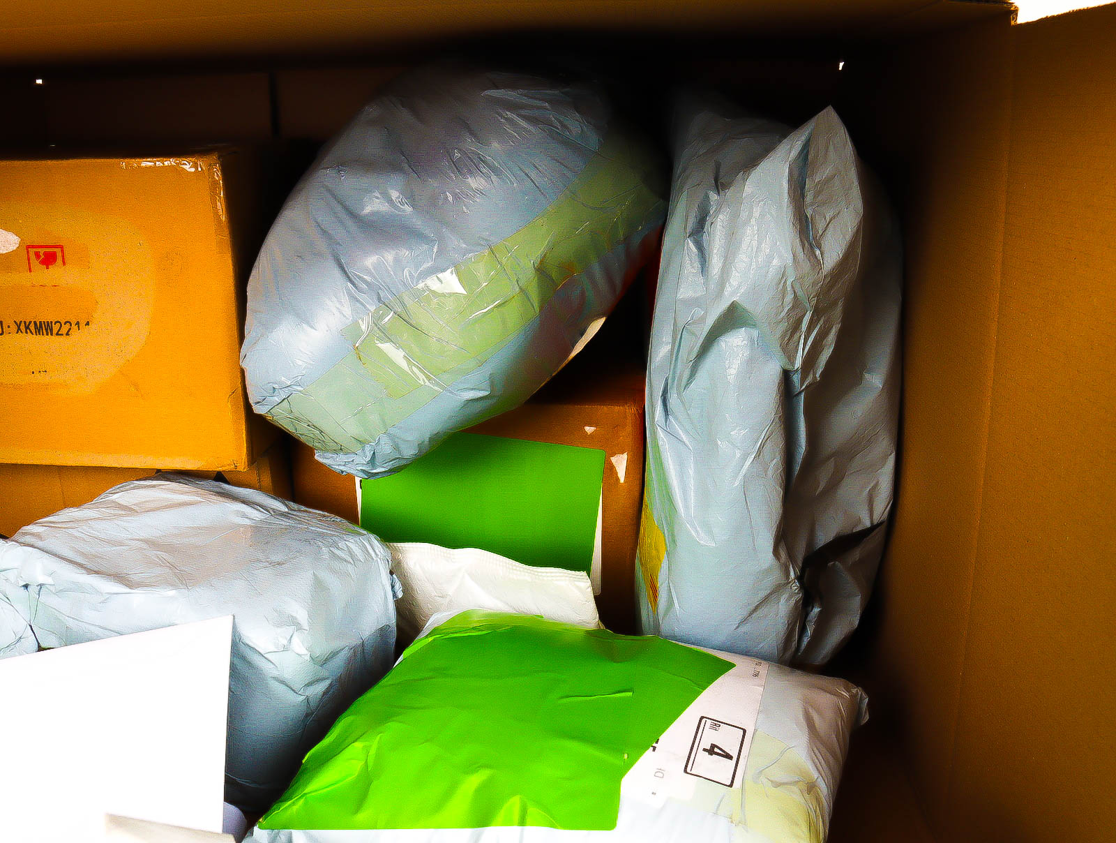 XL Doos met Verloren & Retour Postpakketten