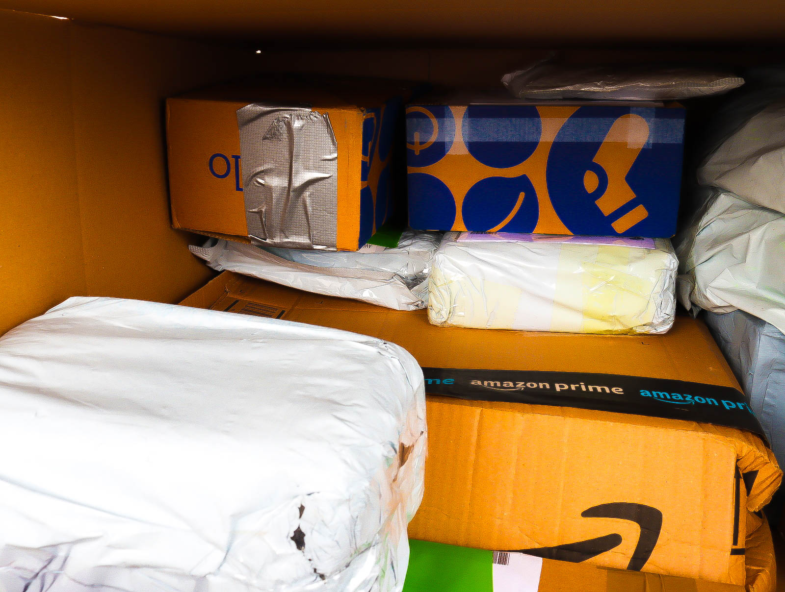 XL Doos met Verloren & Retour Postpakketten